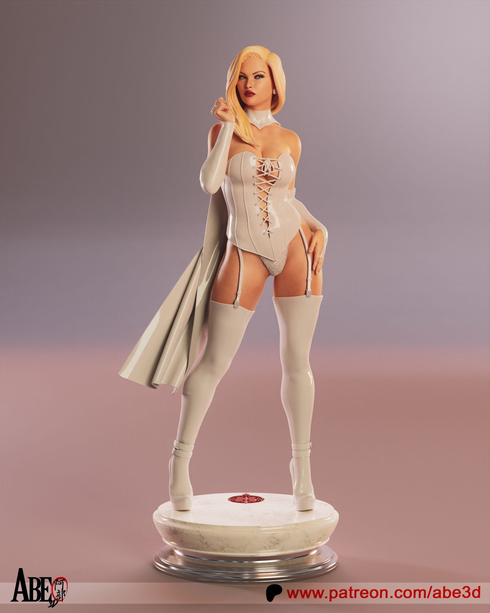 Emma Frost White Queen - Abe3D - Dark Forge Arts