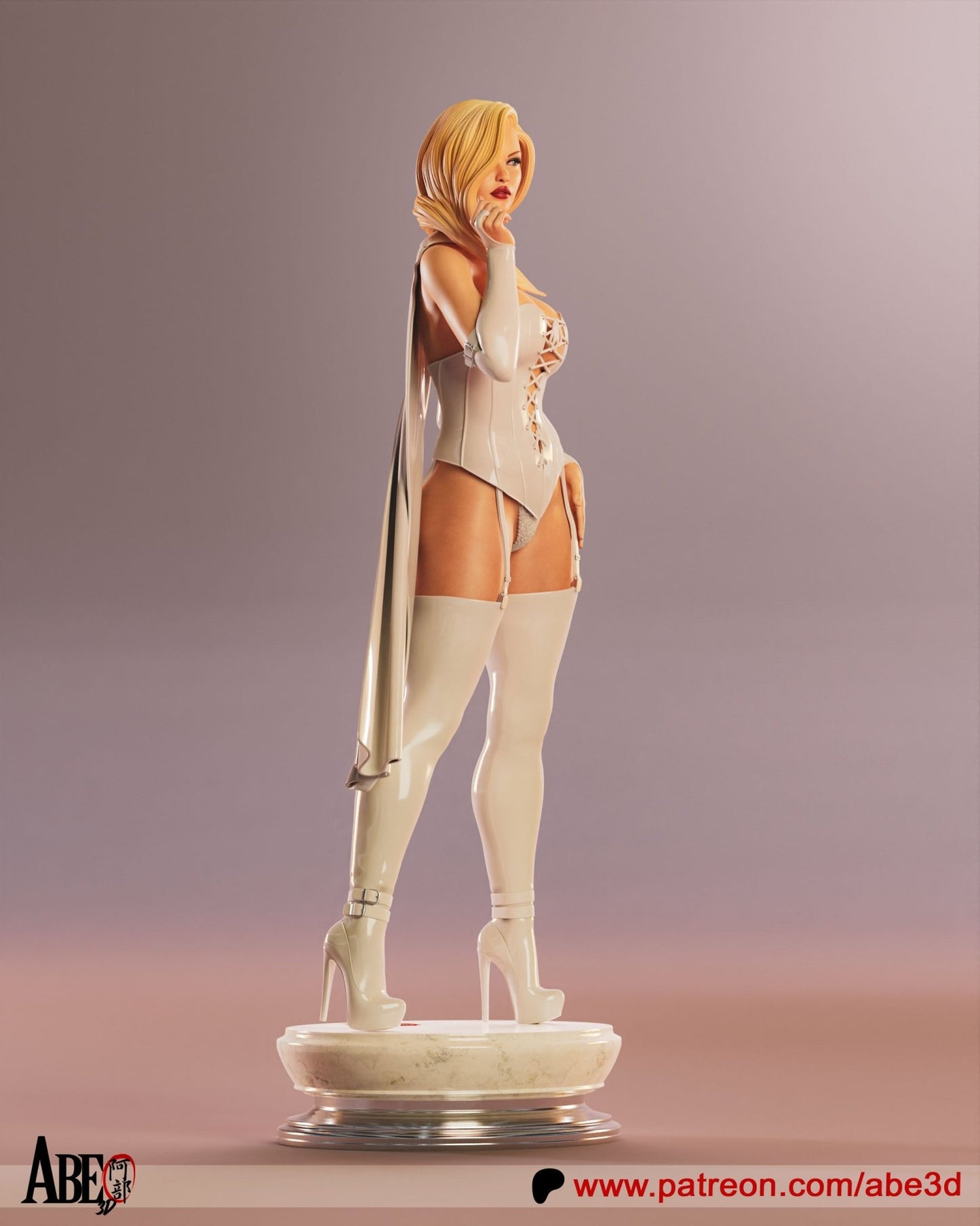 Emma Frost White Queen - Abe3D - Dark Forge Arts