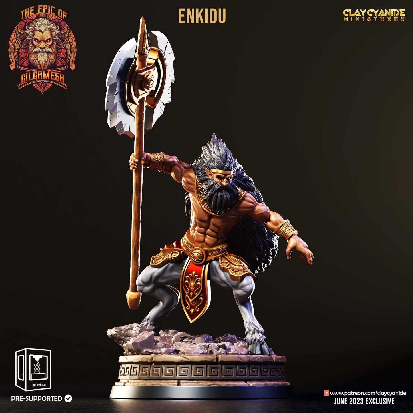 Epic of Gilgamesh - ClayCyanide - Dark Forge Arts