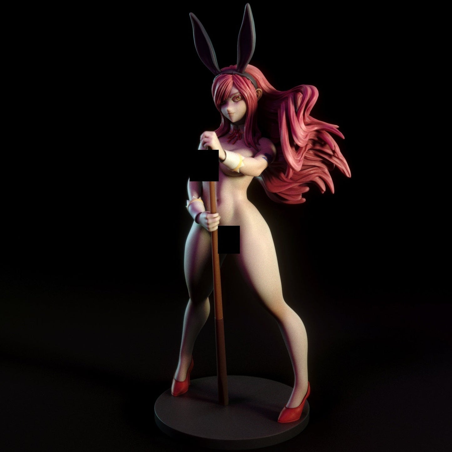 Erza Scarlet Bunny - Torrida Minis - Dark Forge Arts