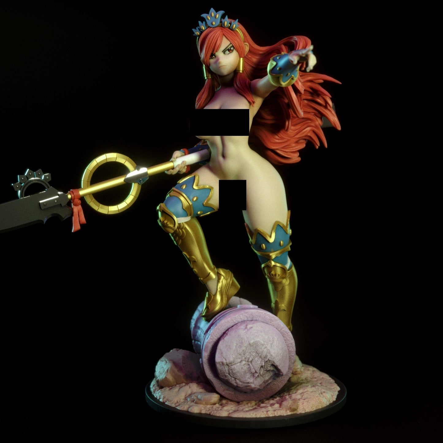 Erza Scarlet Nakagami - Torrida Minis - Dark Forge Arts