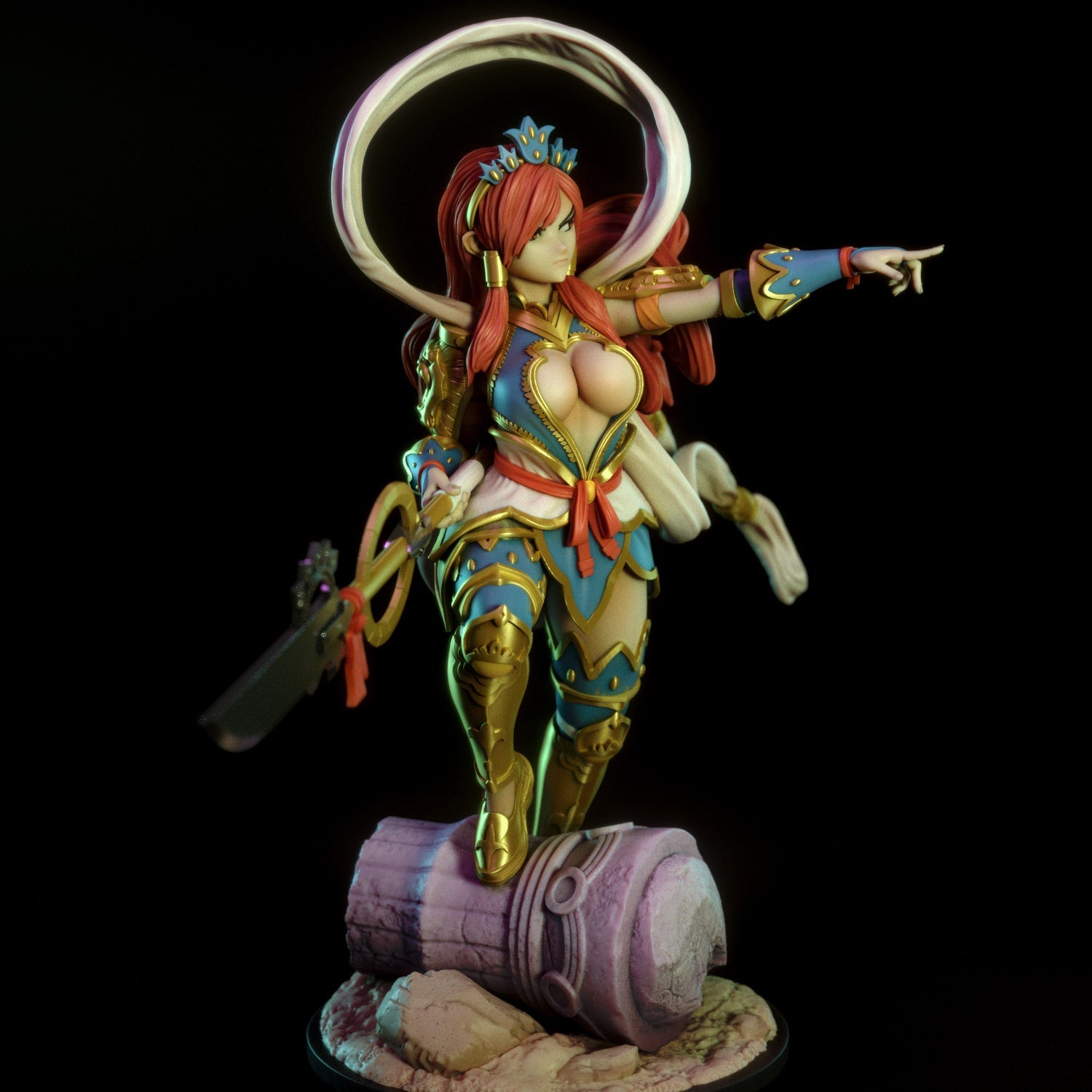 Erza Scarlet Nakagami - Torrida Minis - Dark Forge Arts