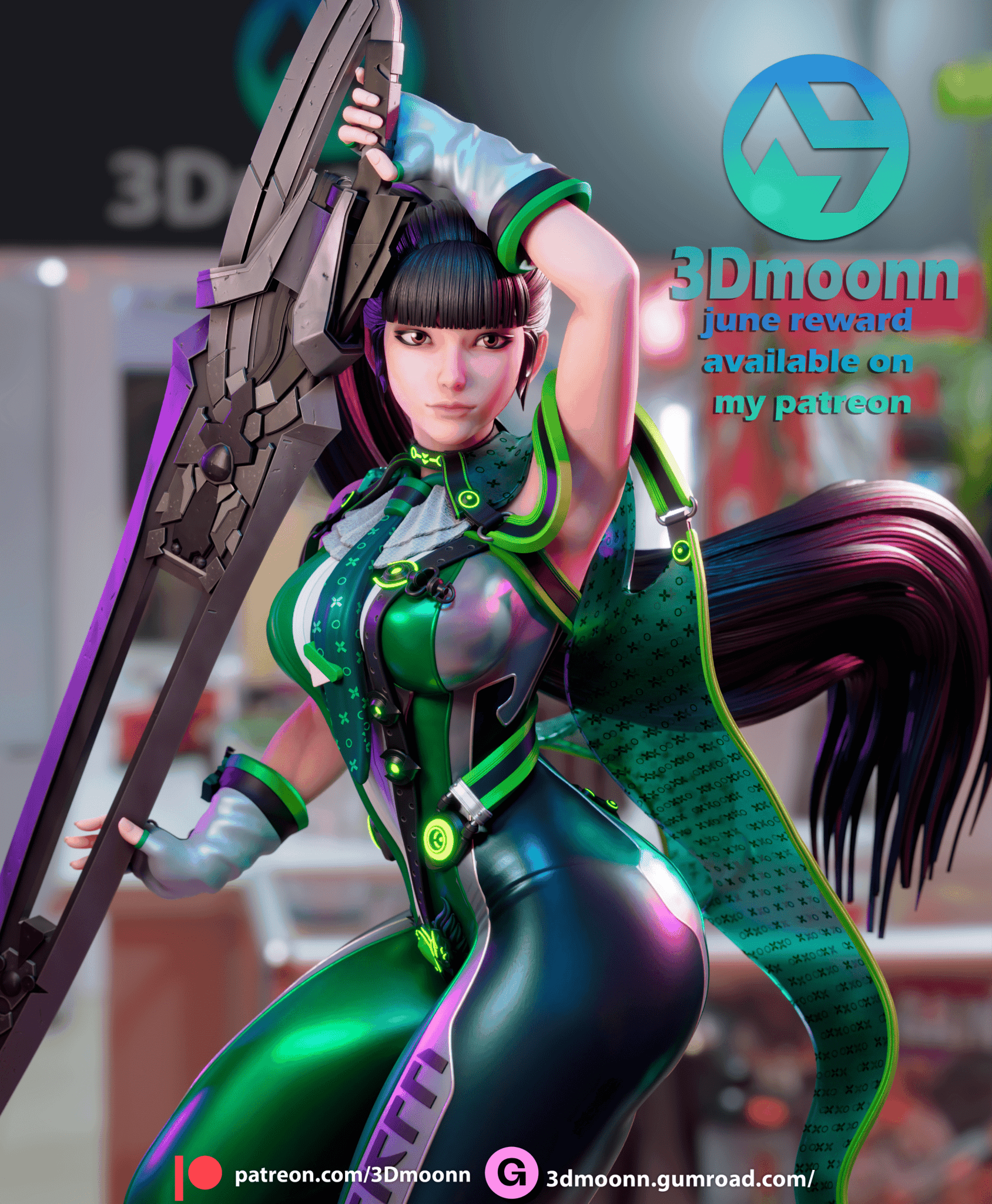 Eve Stellar Blade - 3DMoonn - Dark Forge Arts