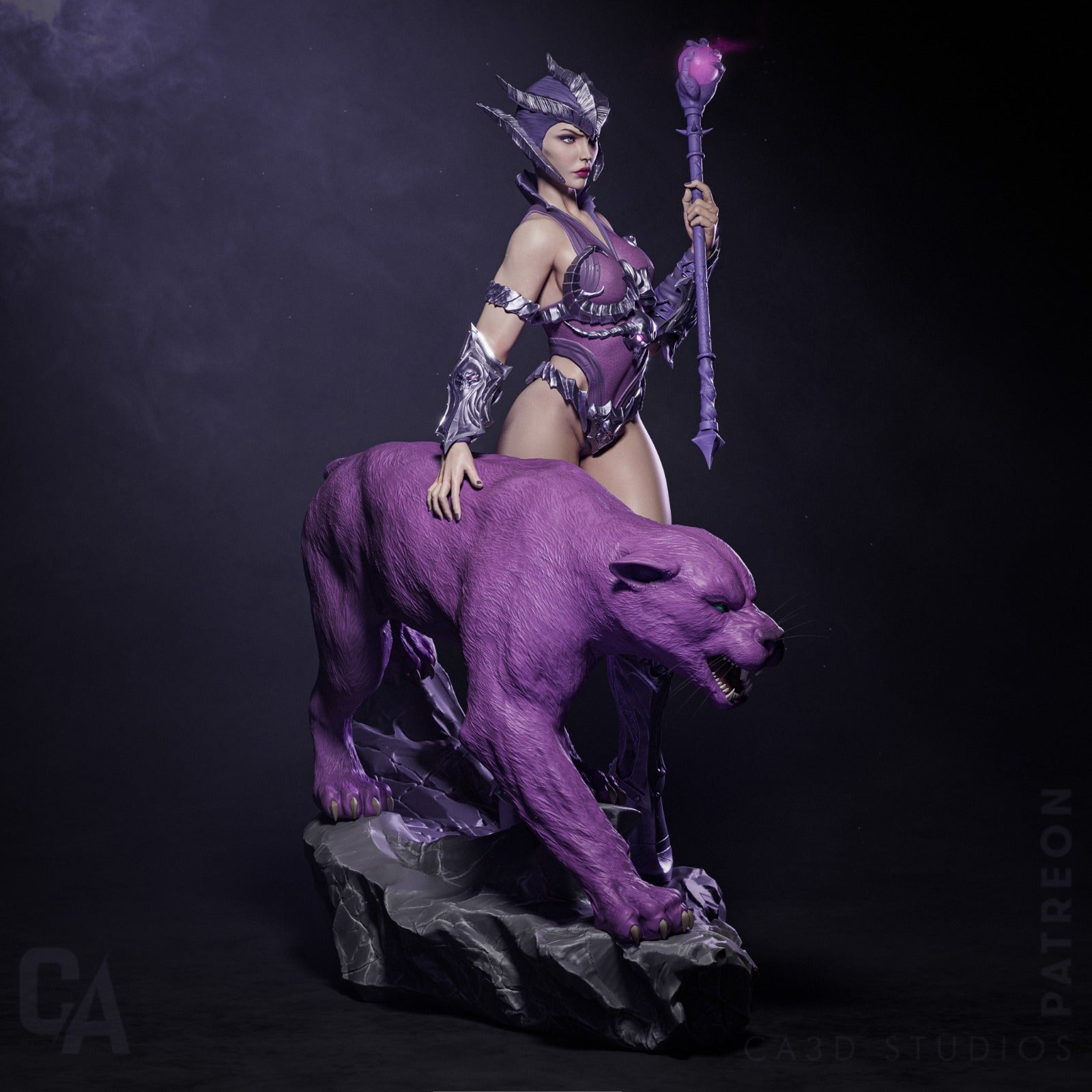 Evil Lyn - CA 3D Studios - Dark Forge Arts