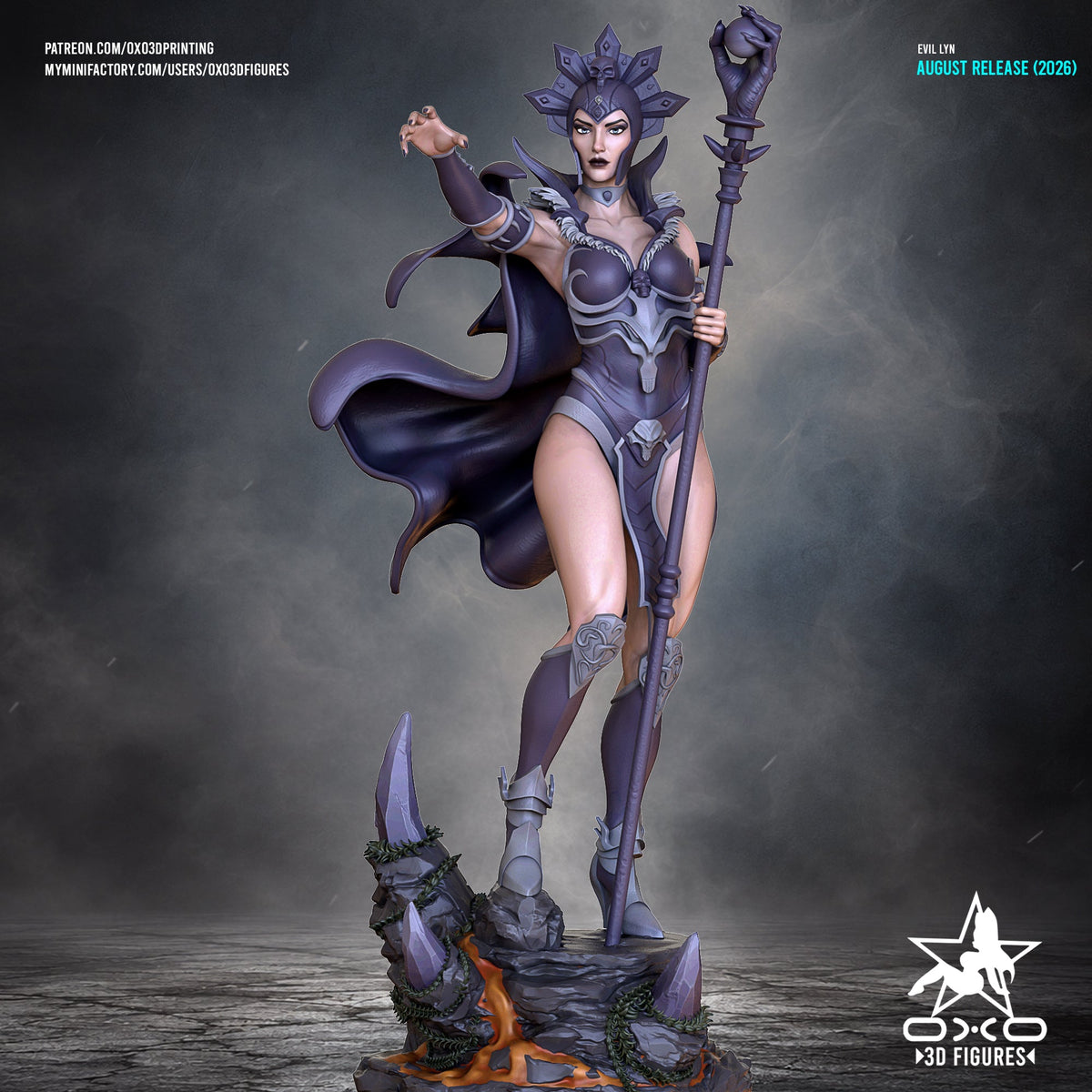 Evil Lyn - OXO3D - Dark Forge Arts
