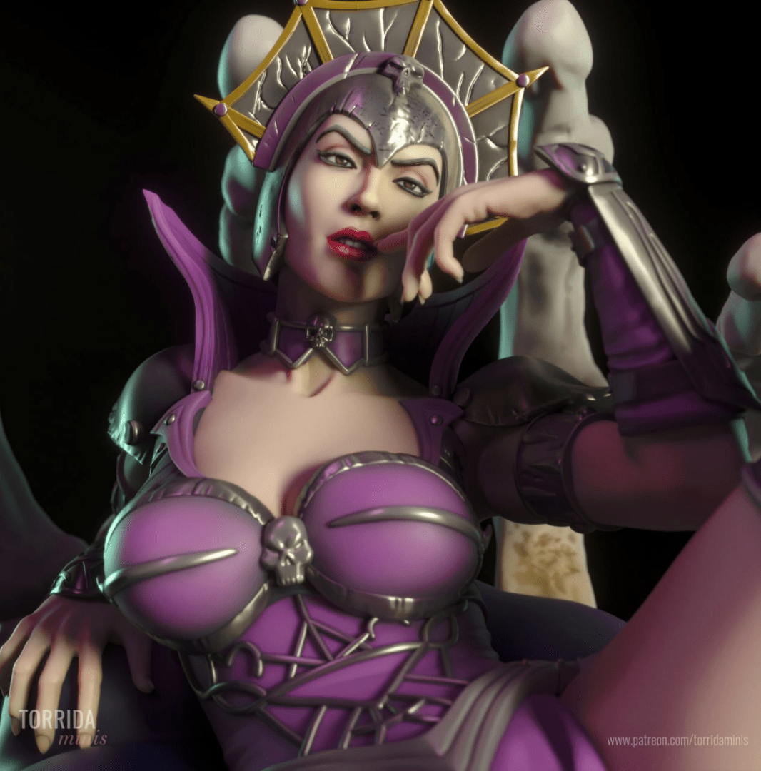 Evil Lyn - Torrida Minis - Dark Forge Arts