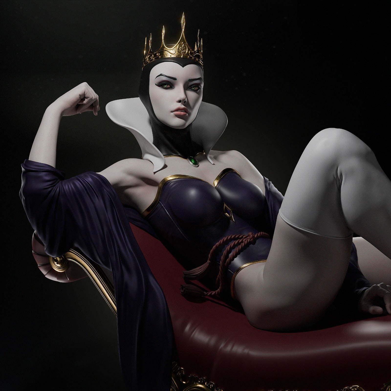 Evil Queen - CA 3D Studios - Dark Forge Arts