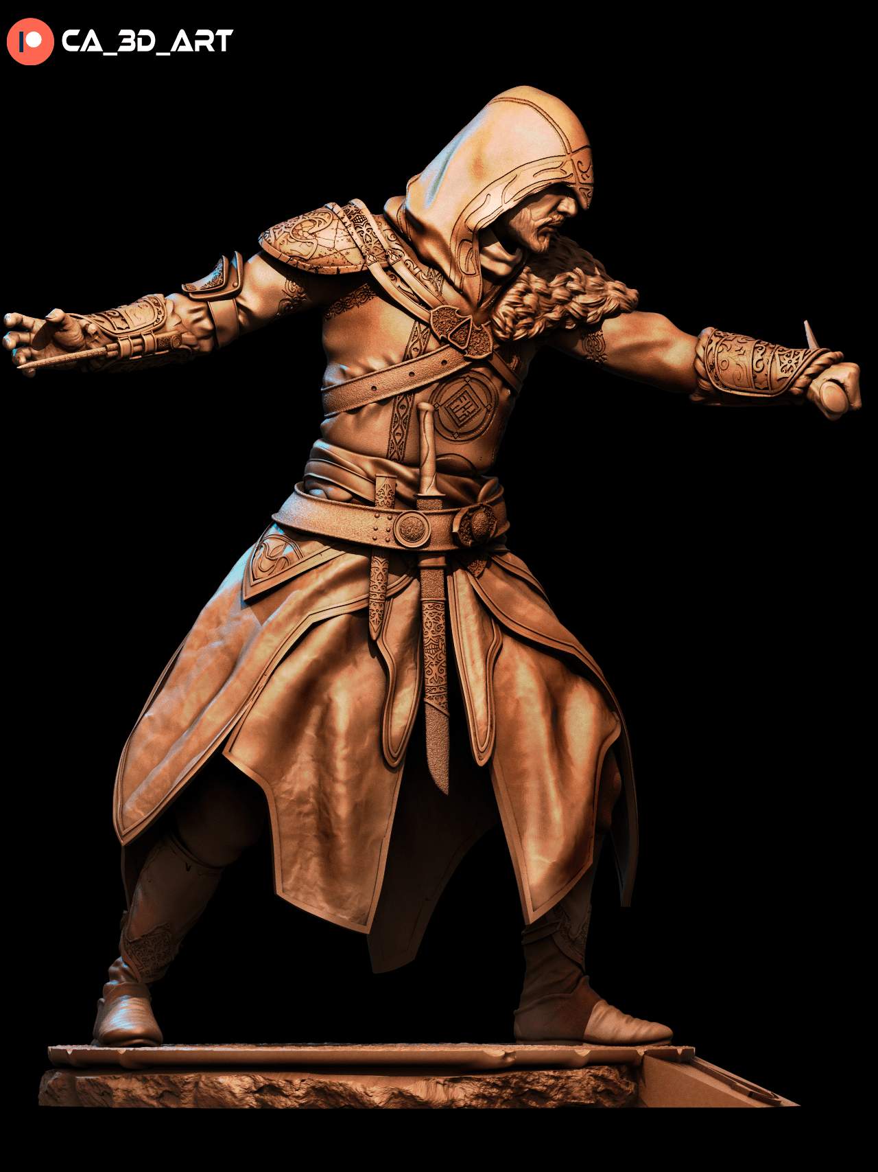 Ezio Auditore - CA 3D Studios - Dark Forge Arts