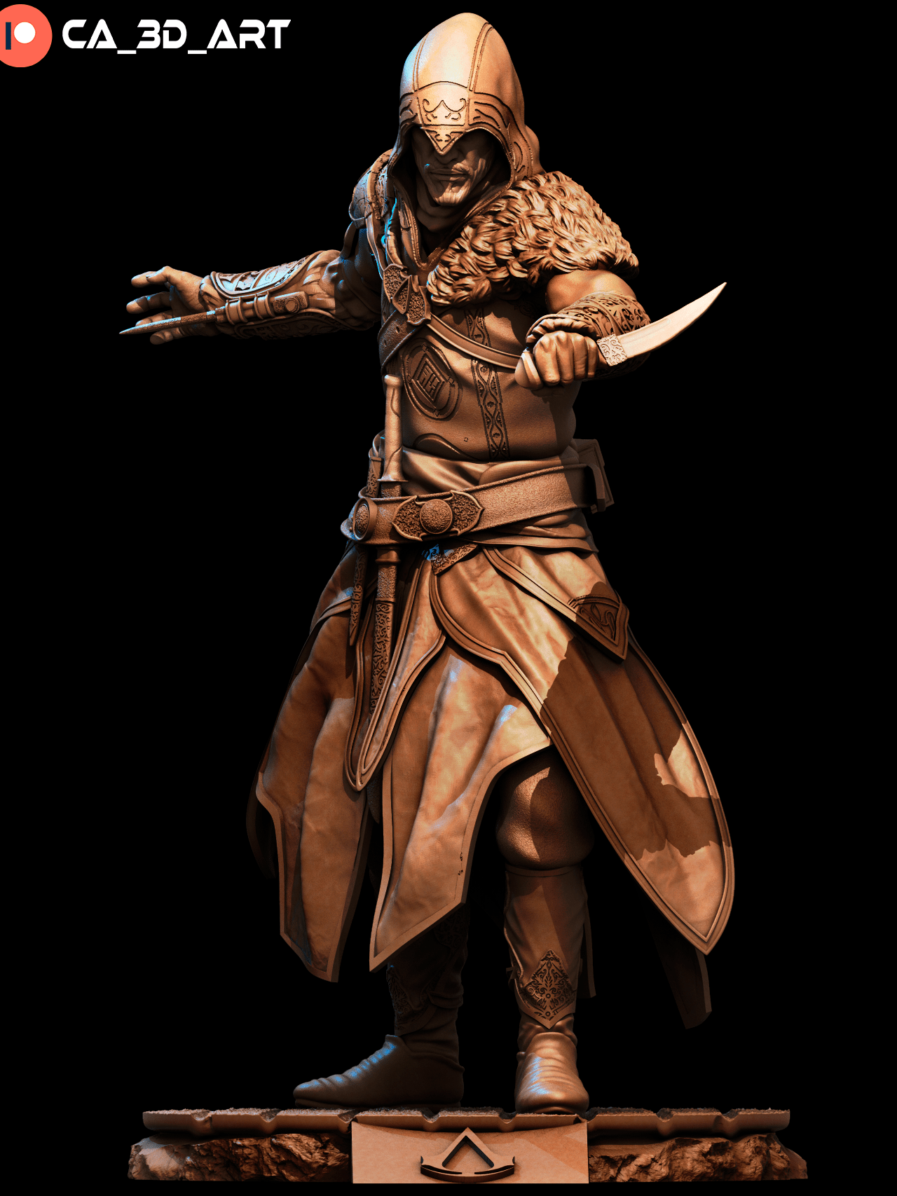 Ezio Auditore - CA 3D Studios - Dark Forge Arts