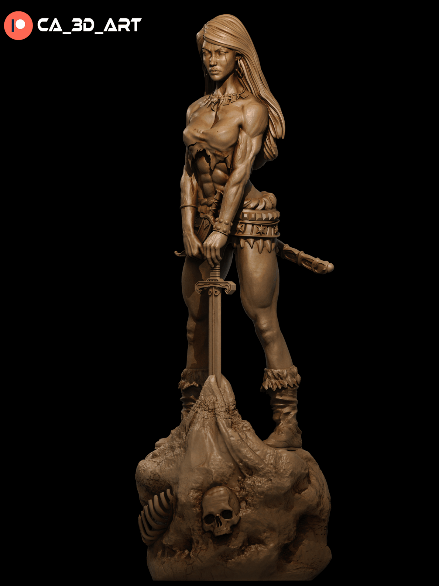 Female Conan - CA 3D Studios - Dark Forge Arts