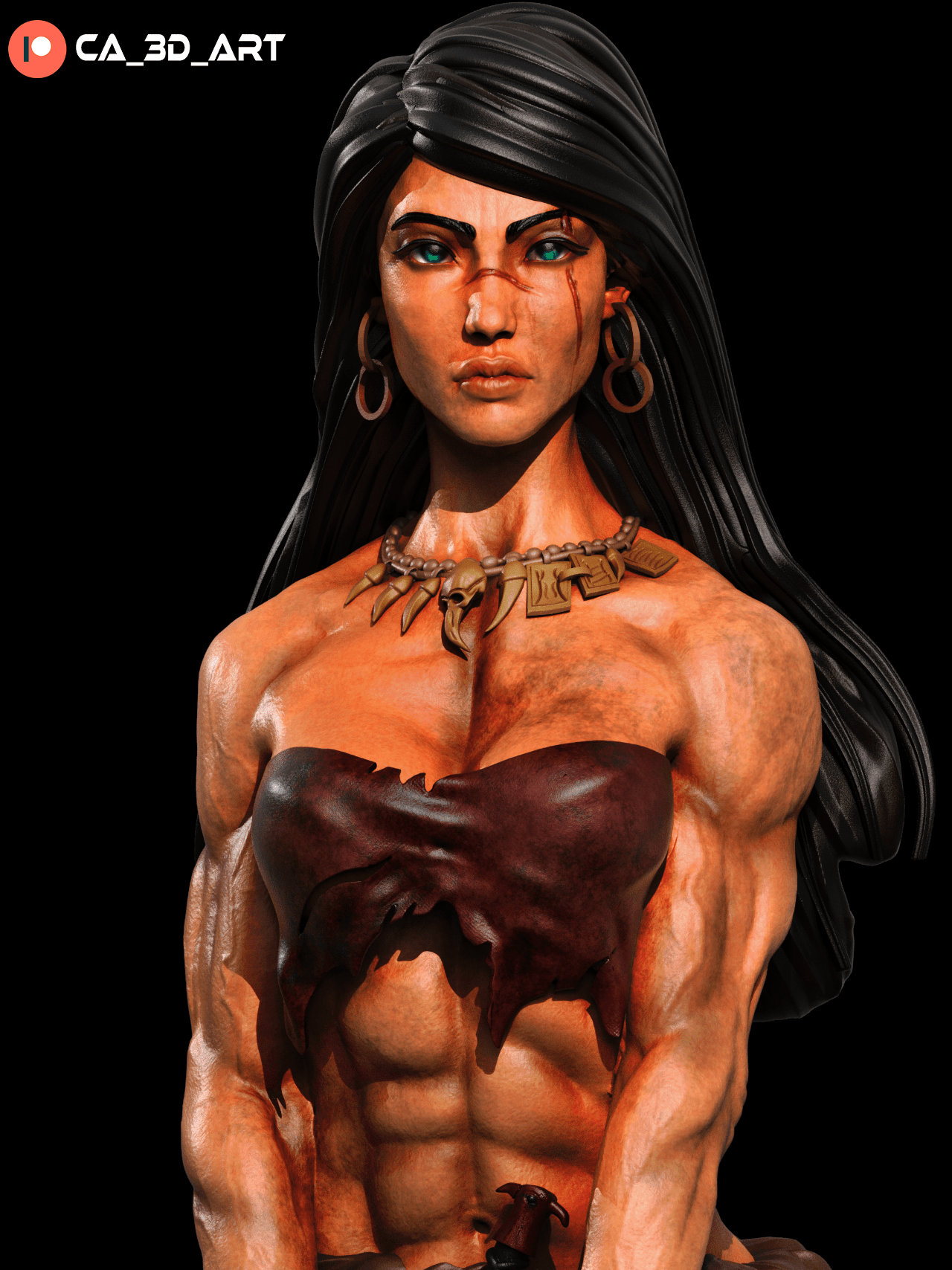 Female Conan - CA 3D Studios - Dark Forge Arts