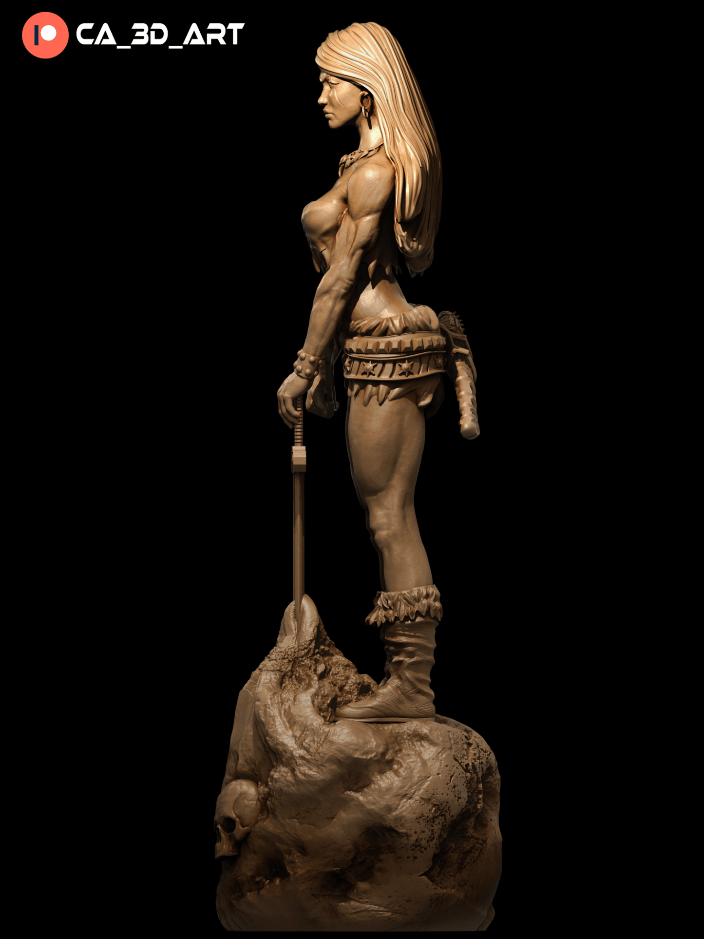 Female Conan - CA 3D Studios - Dark Forge Arts