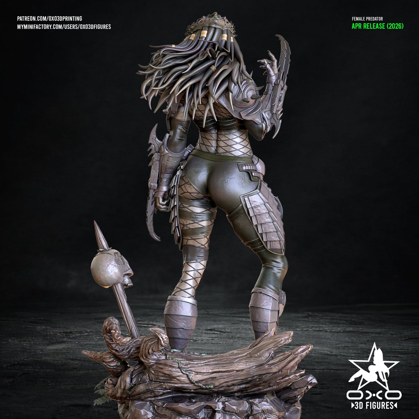 Female Predator - OXO3D - Dark Forge Arts