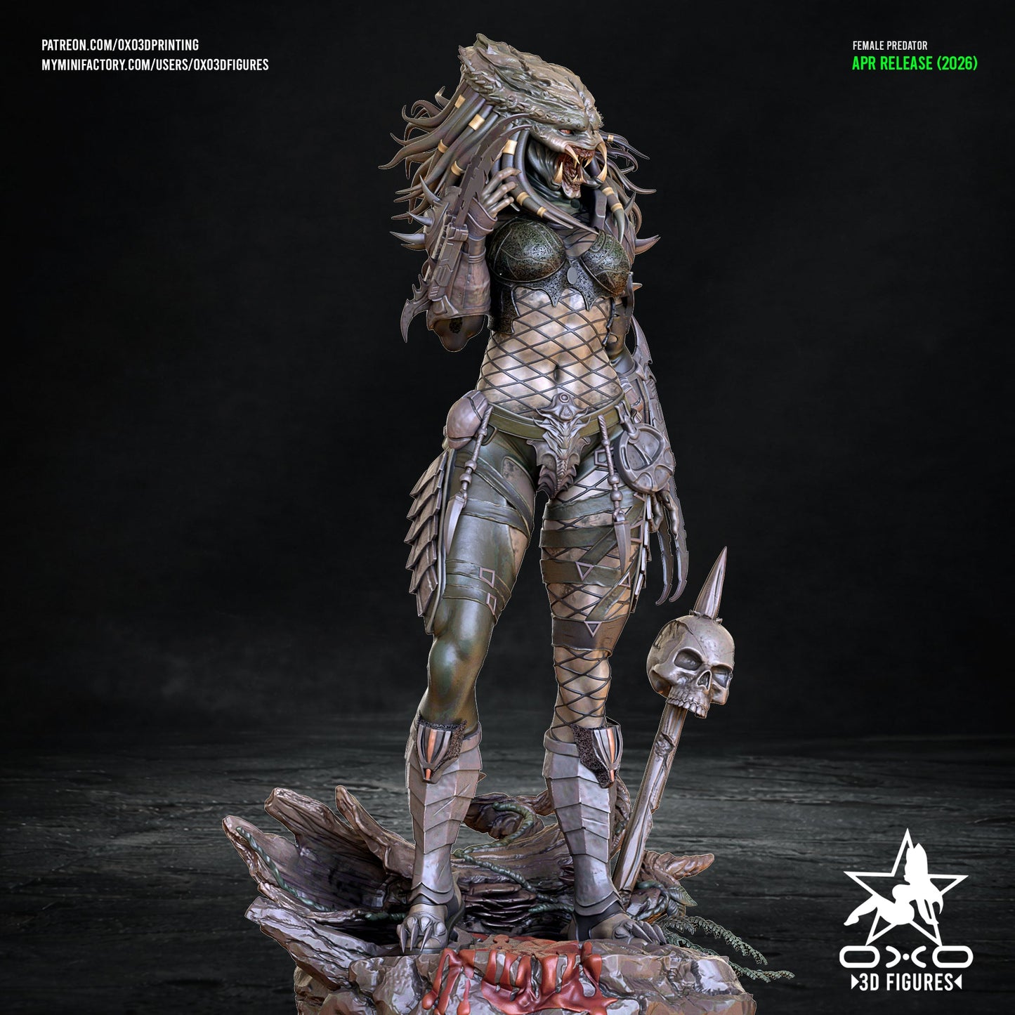 Female Predator - OXO3D - Dark Forge Arts