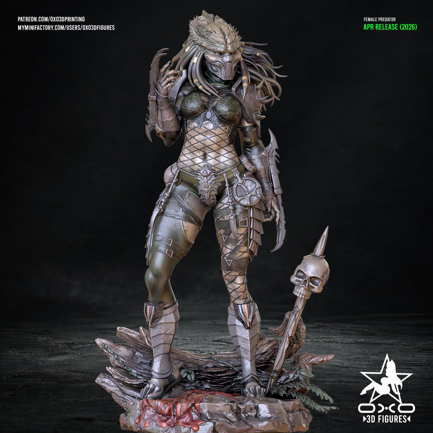 Female Predator - OXO3D - Dark Forge Arts