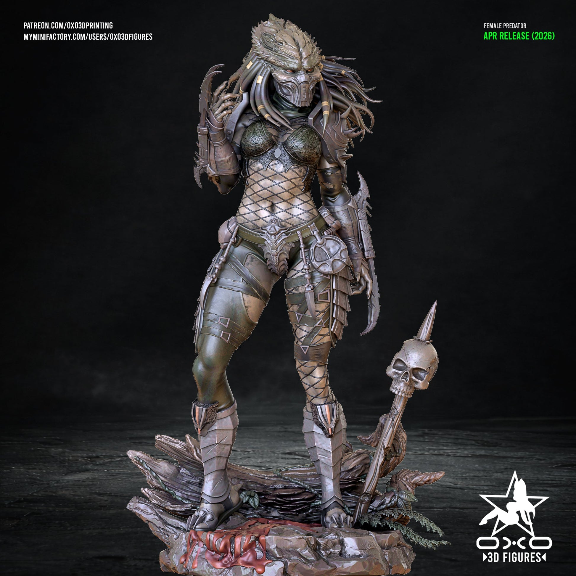 Female Predator - OXO3D - Dark Forge Arts