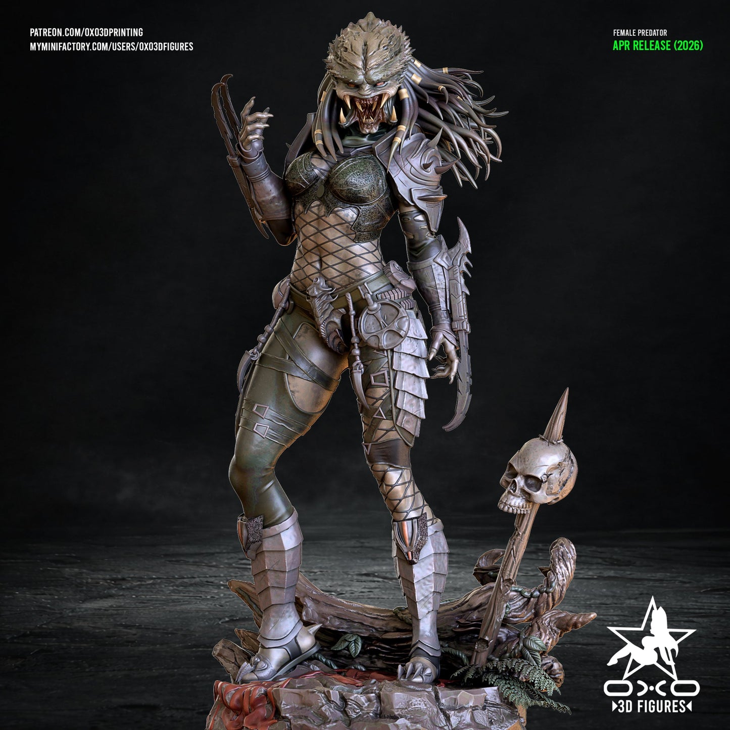 Female Predator - OXO3D - Dark Forge Arts