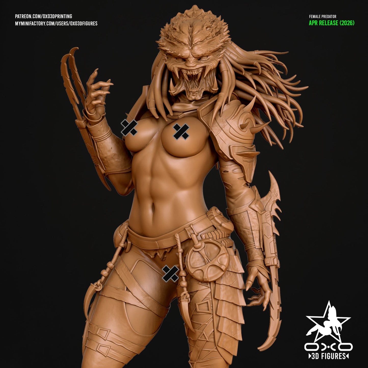 Female Predator - OXO3D - Dark Forge Arts