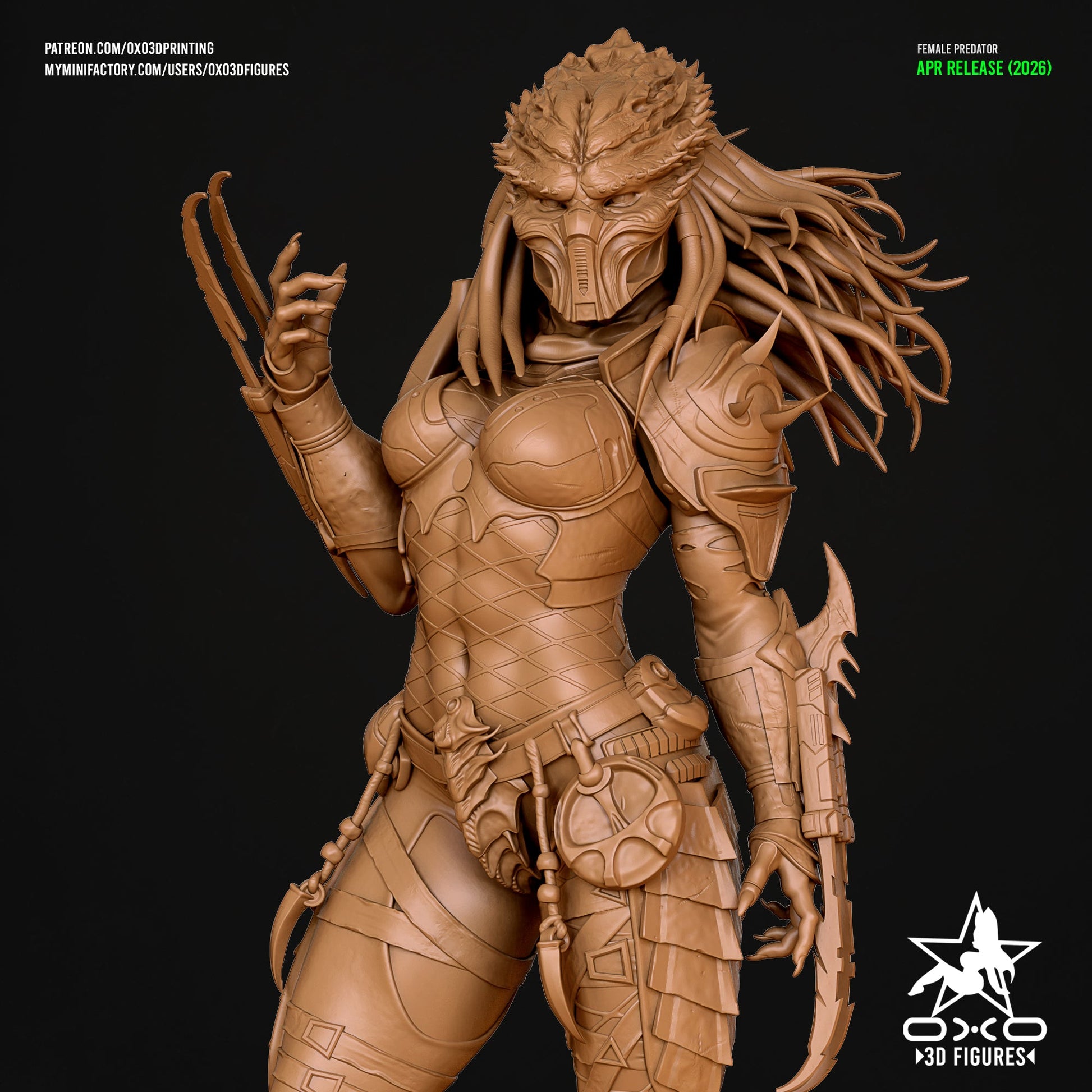 Female Predator - OXO3D - Dark Forge Arts