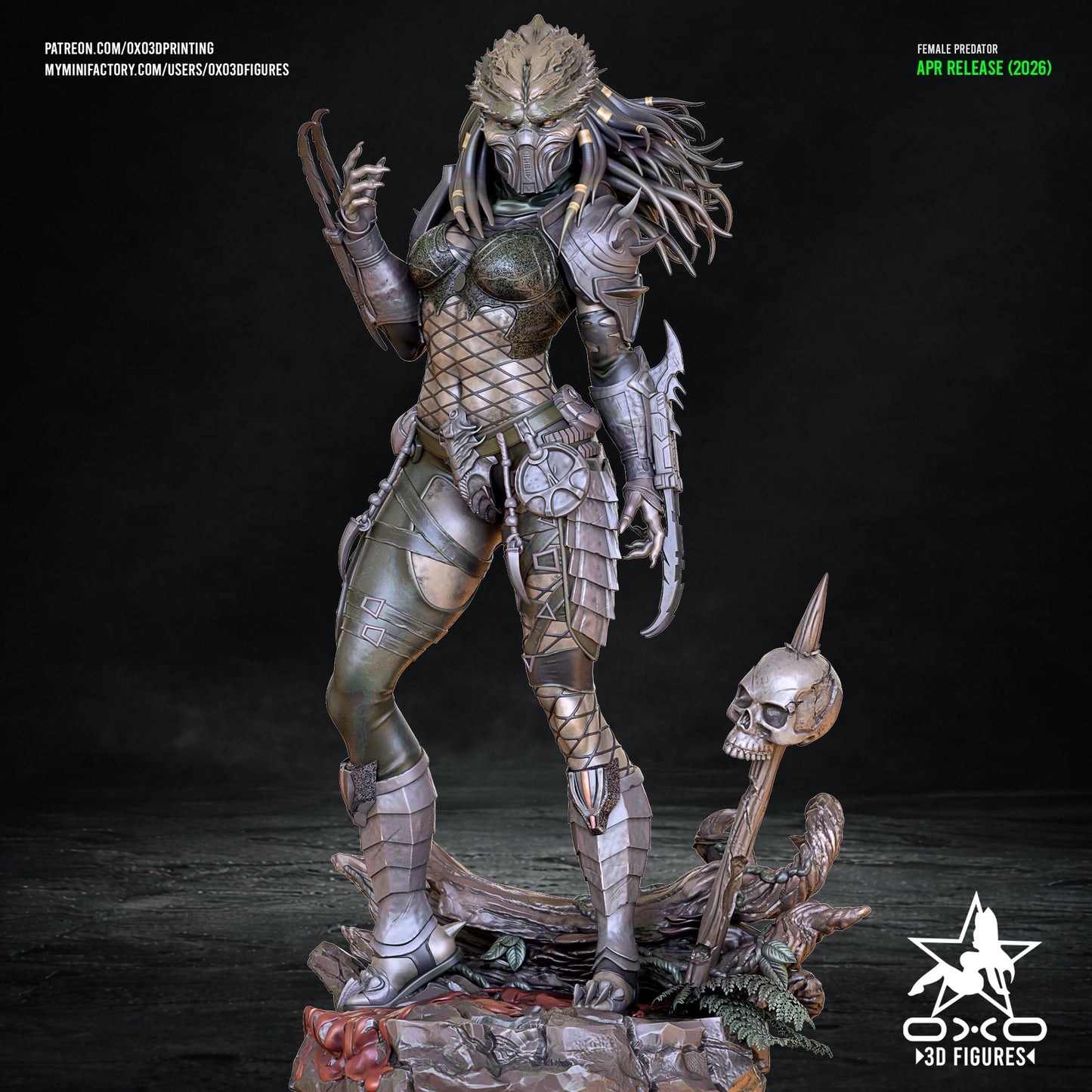 Female Predator - OXO3D - Dark Forge Arts