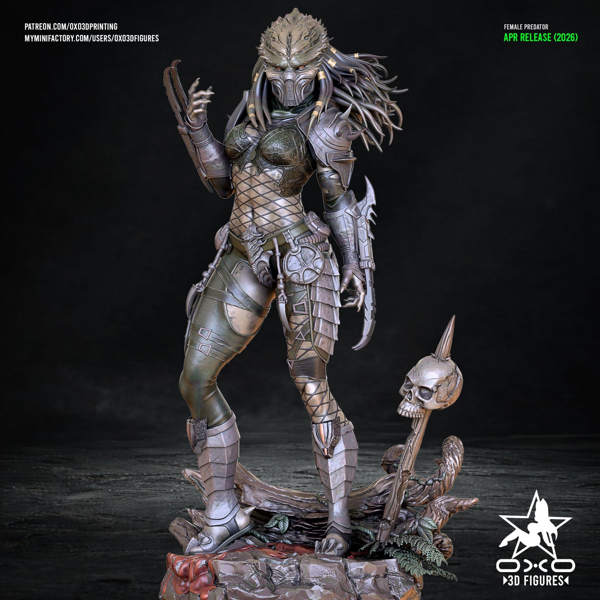 Female Predator - OXO3D - Dark Forge Arts