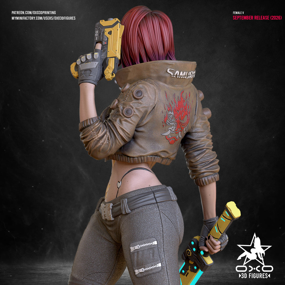 Female V - OXO3D - Dark Forge Arts