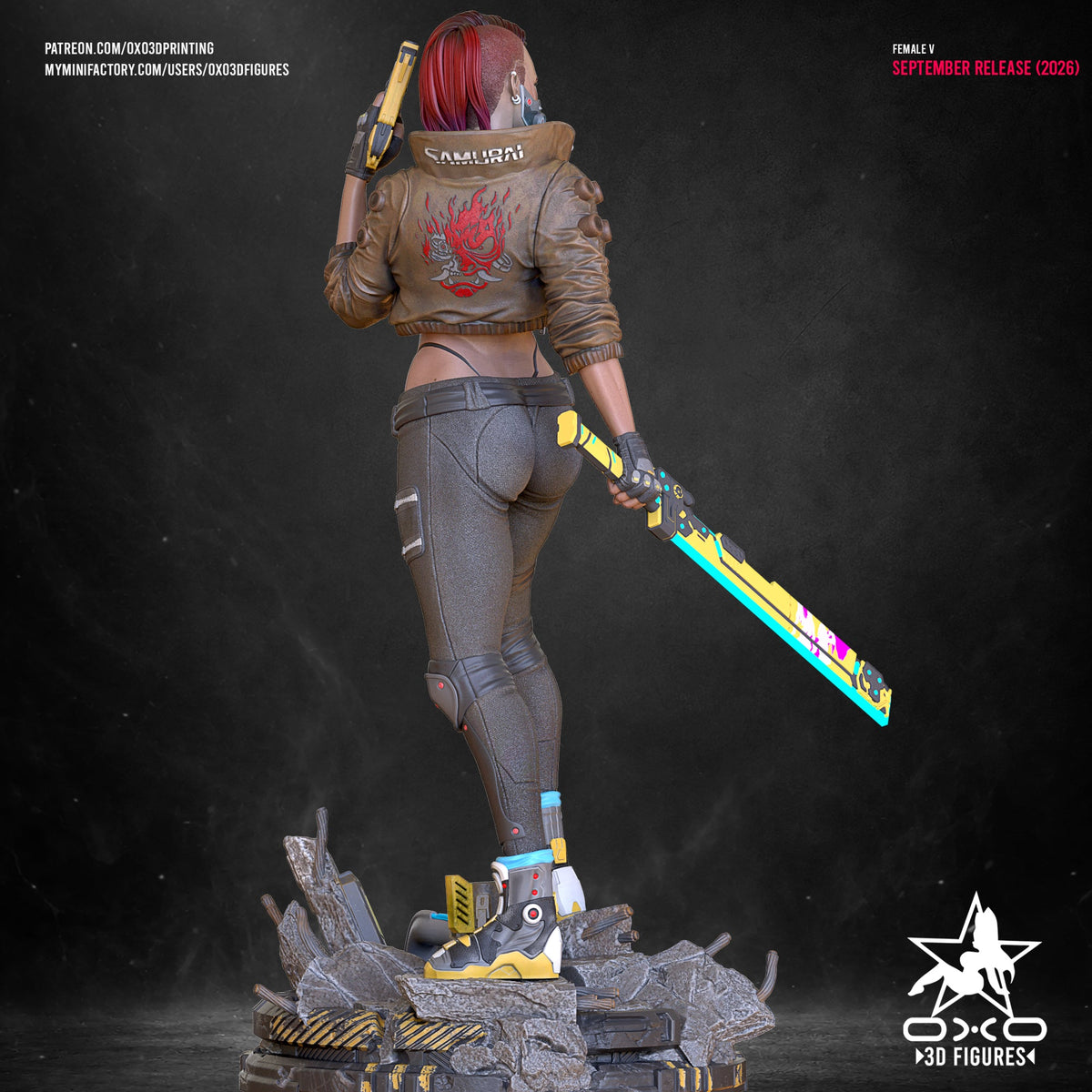 Female V - OXO3D - Dark Forge Arts