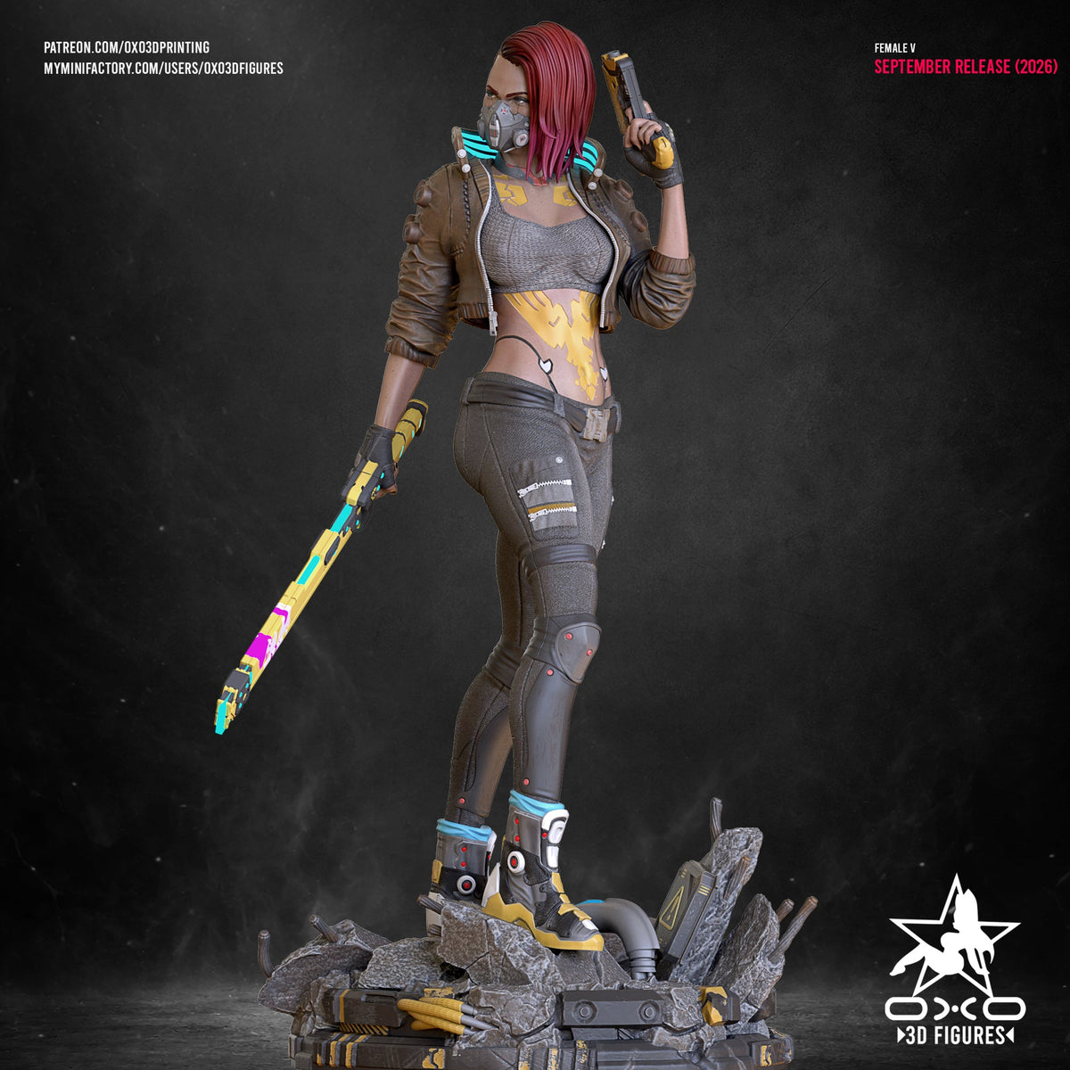 Female V - OXO3D - Dark Forge Arts