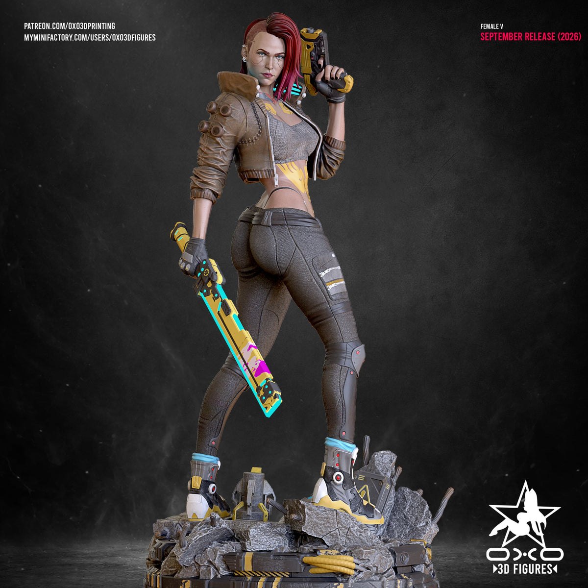 Female V - OXO3D - Dark Forge Arts