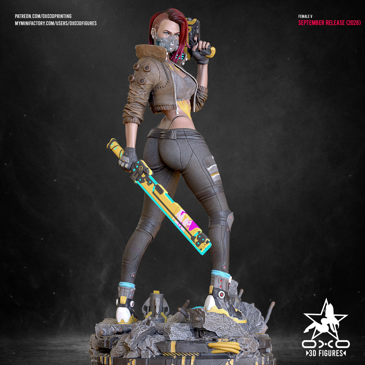 Female V - OXO3D - Dark Forge Arts
