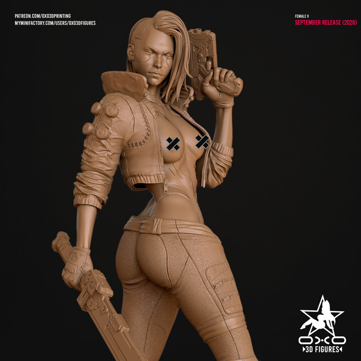 Female V - OXO3D - Dark Forge Arts