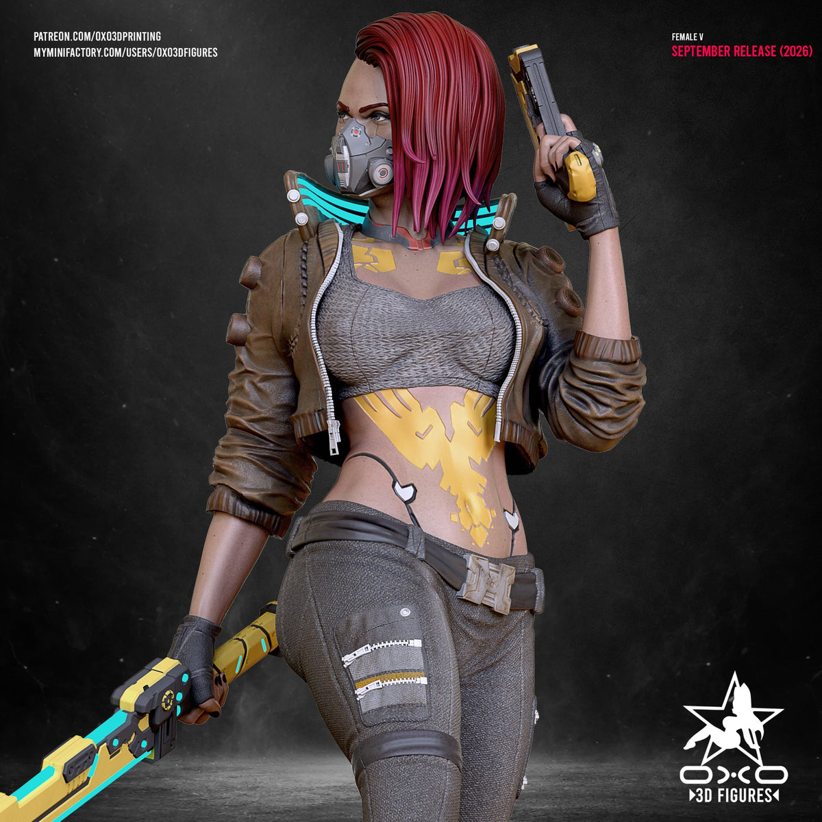 Female V - OXO3D - Dark Forge Arts