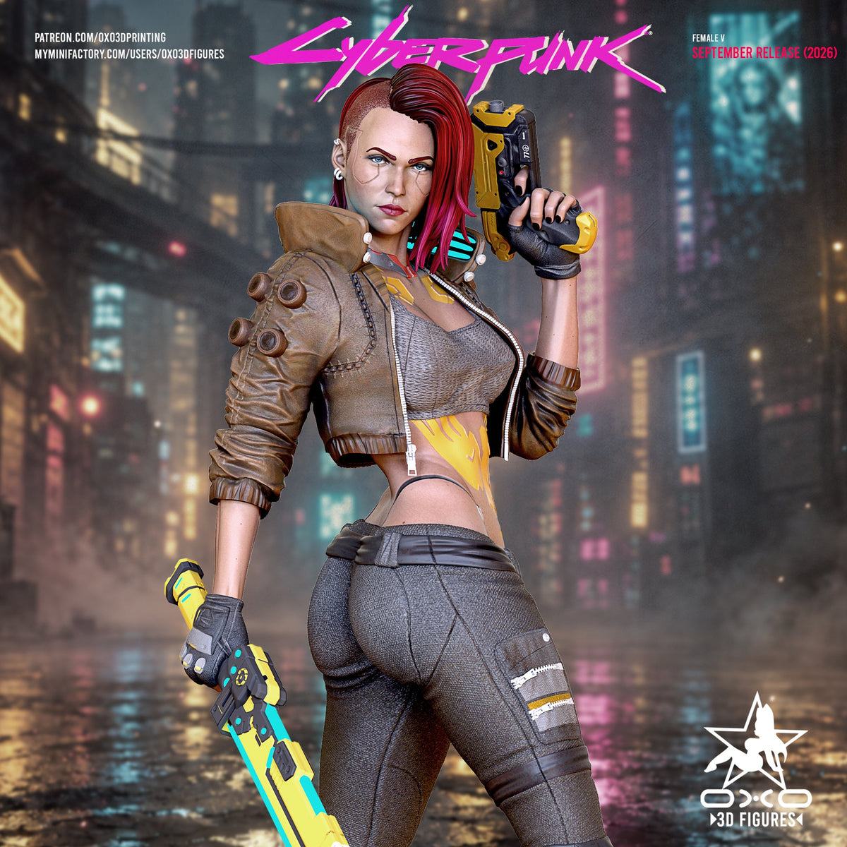 Female V - OXO3D - Dark Forge Arts