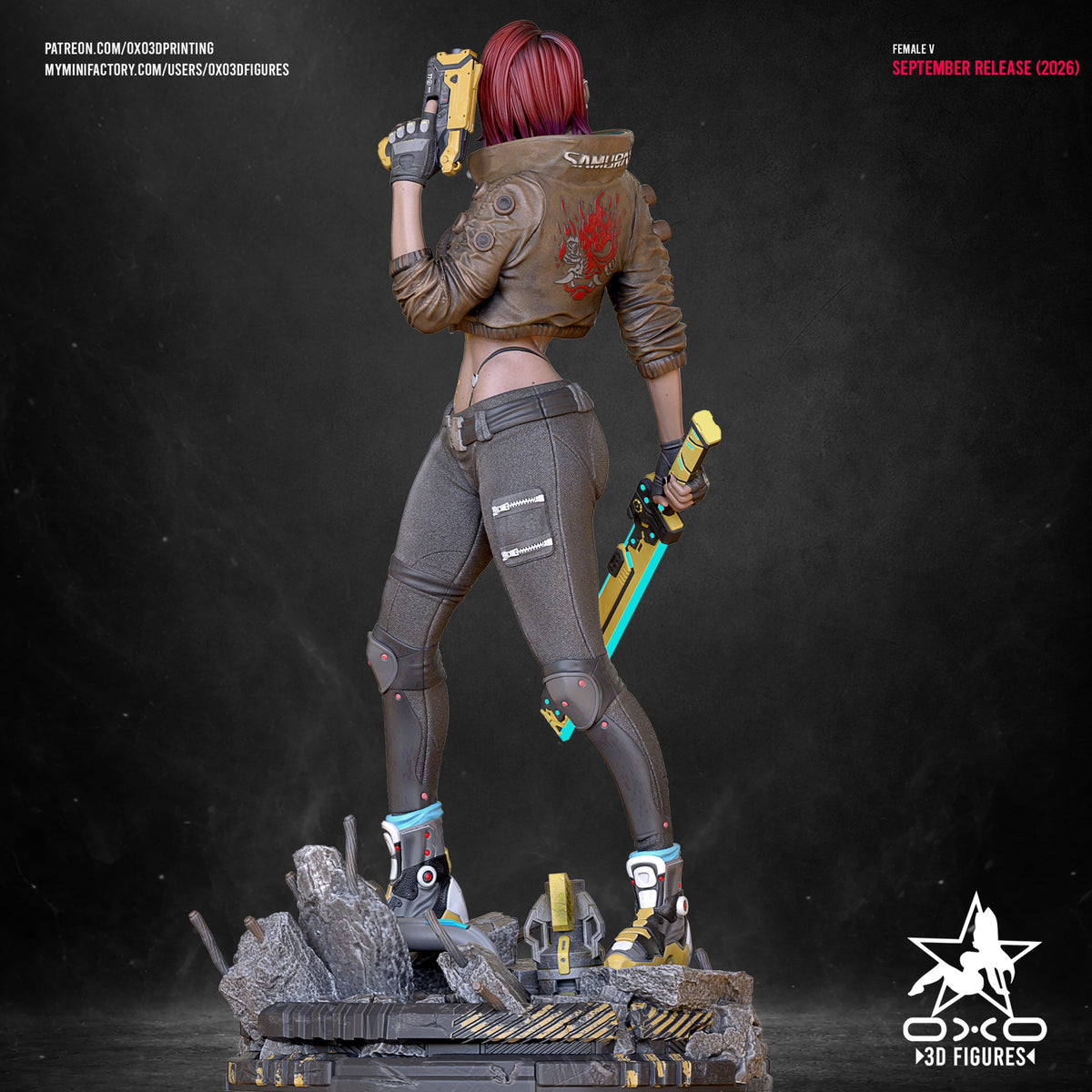 Female V - OXO3D - Dark Forge Arts