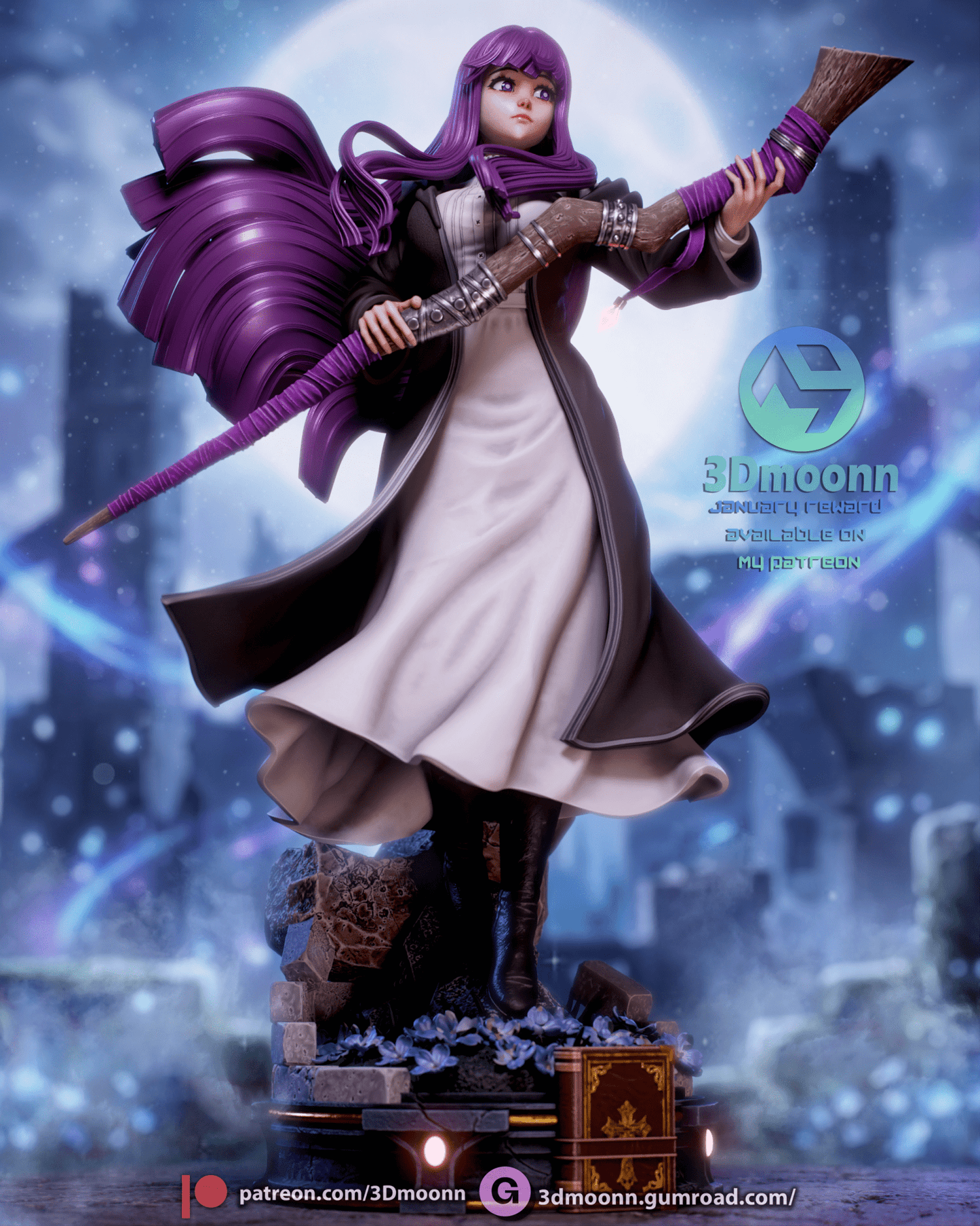 Fern - Soso no Frieren - 3DMoonn - Dark Forge Arts