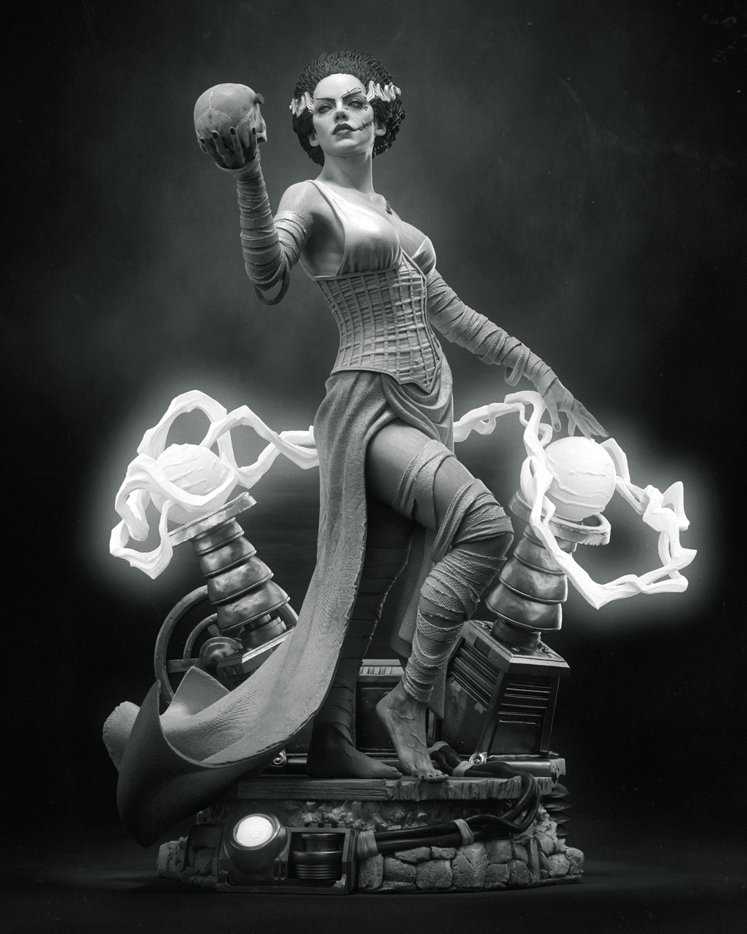 Frankenstein Bride - CA 3D Studios - Dark Forge Arts