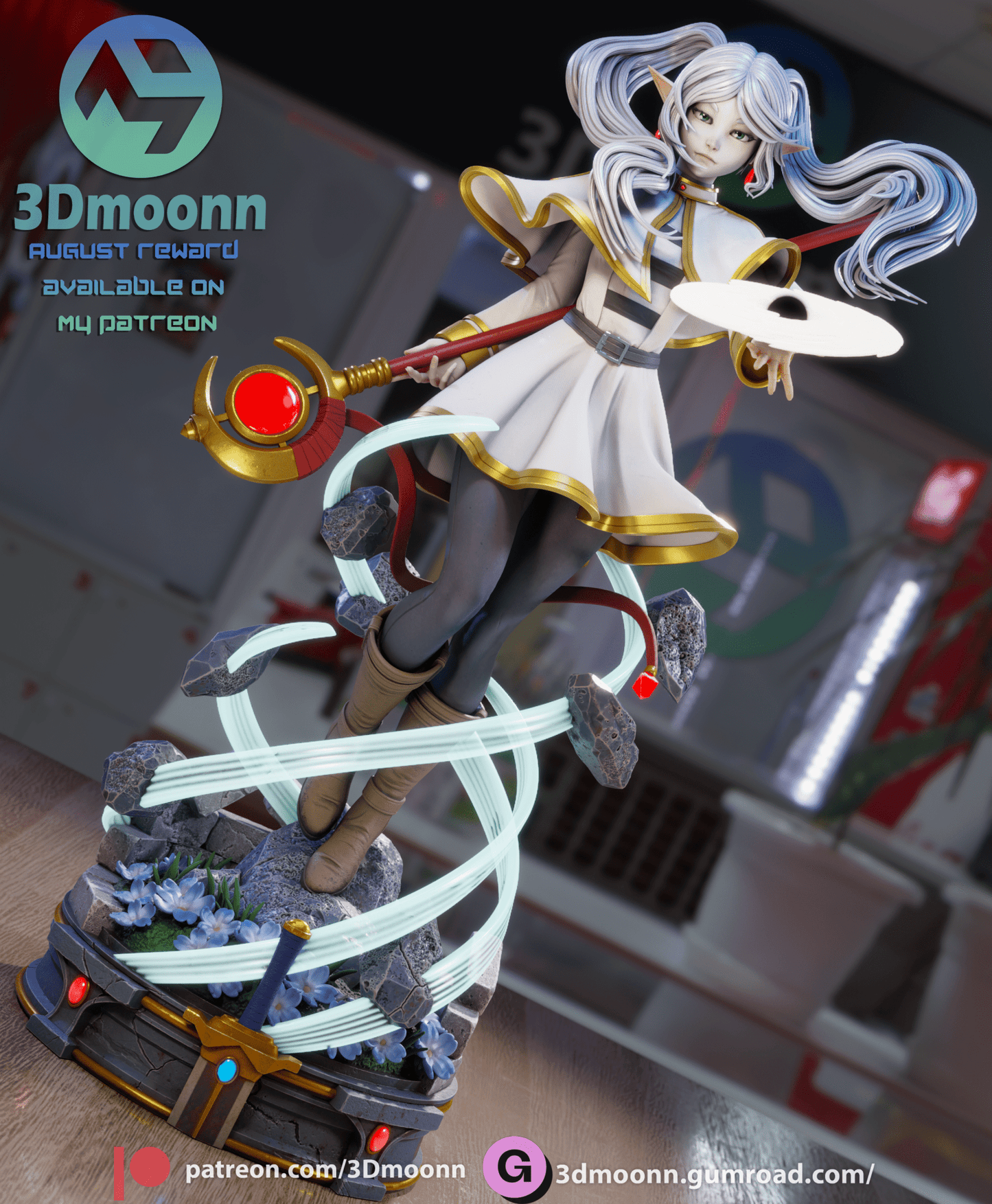 Frieren - 3DMoonn - Dark Forge Arts