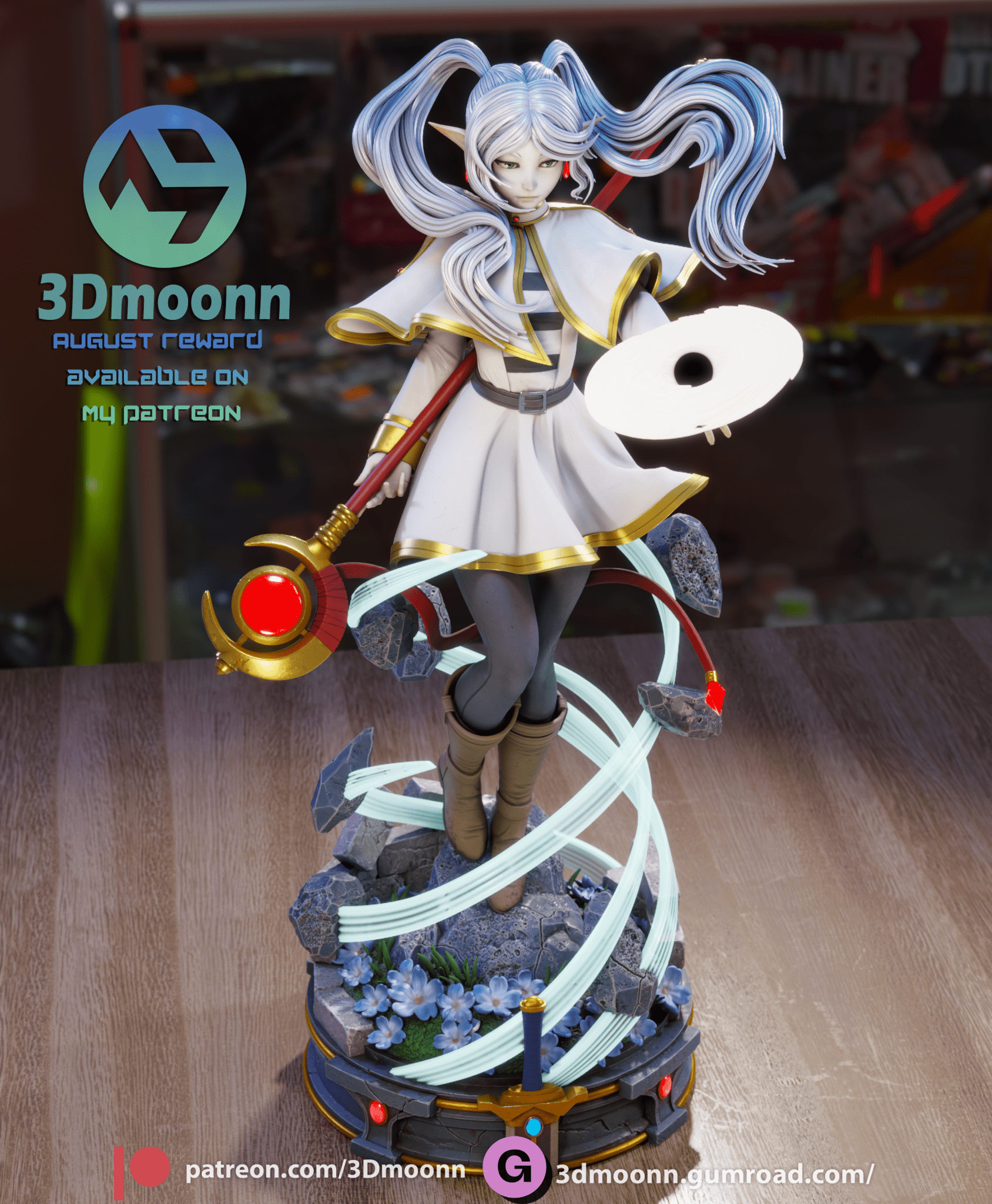 Frieren - 3DMoonn - Dark Forge Arts