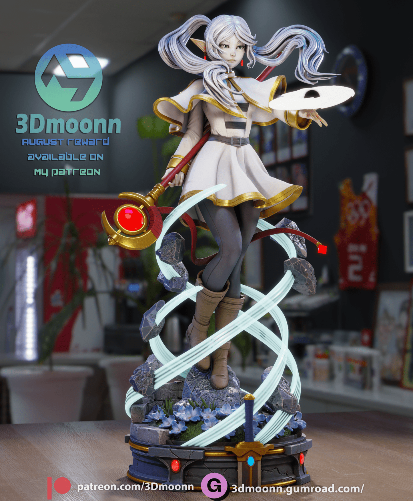 Frieren - 3DMoonn - Dark Forge Arts