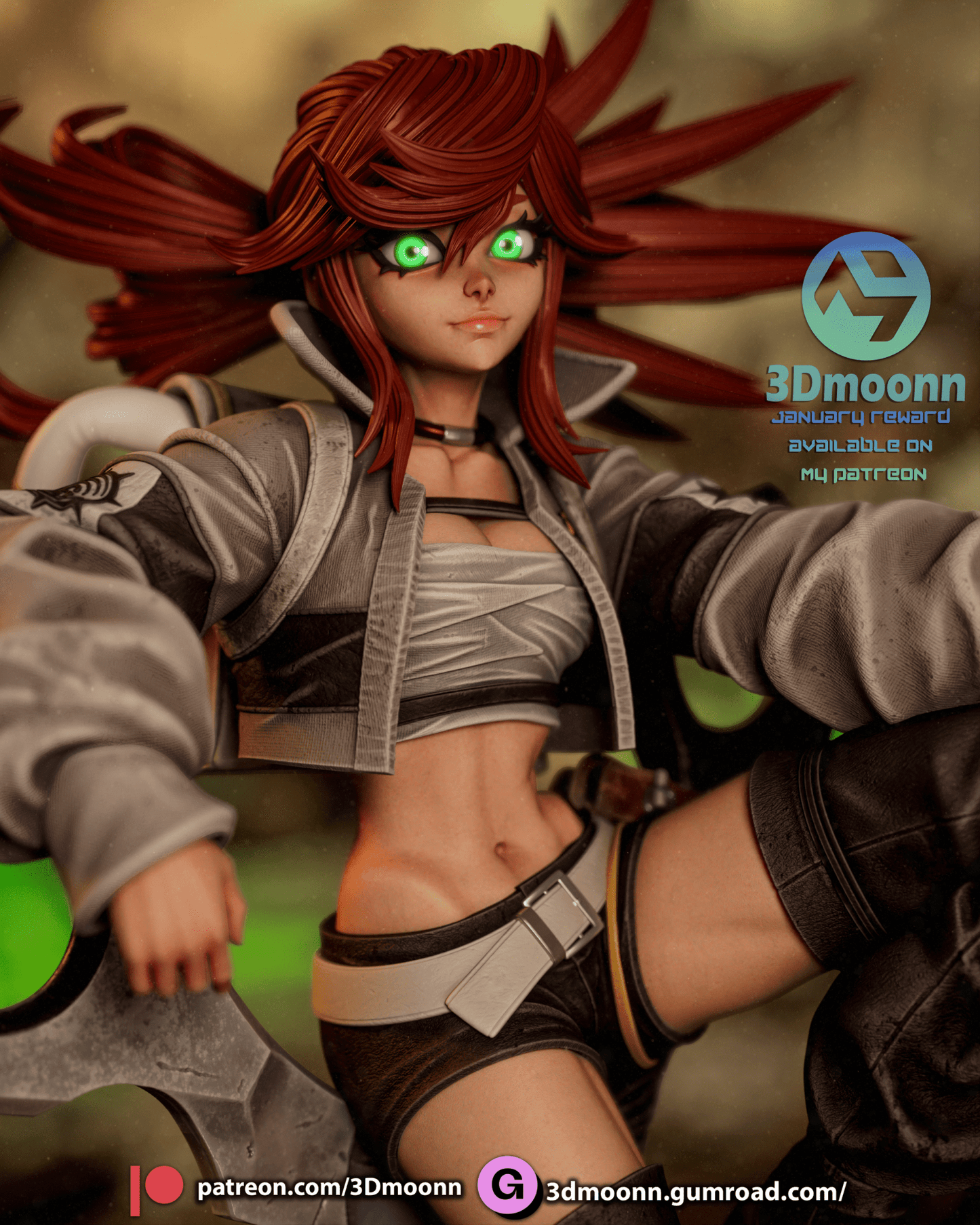 Gachiakuta - Riyo - 3DMoonn - Dark Forge Arts