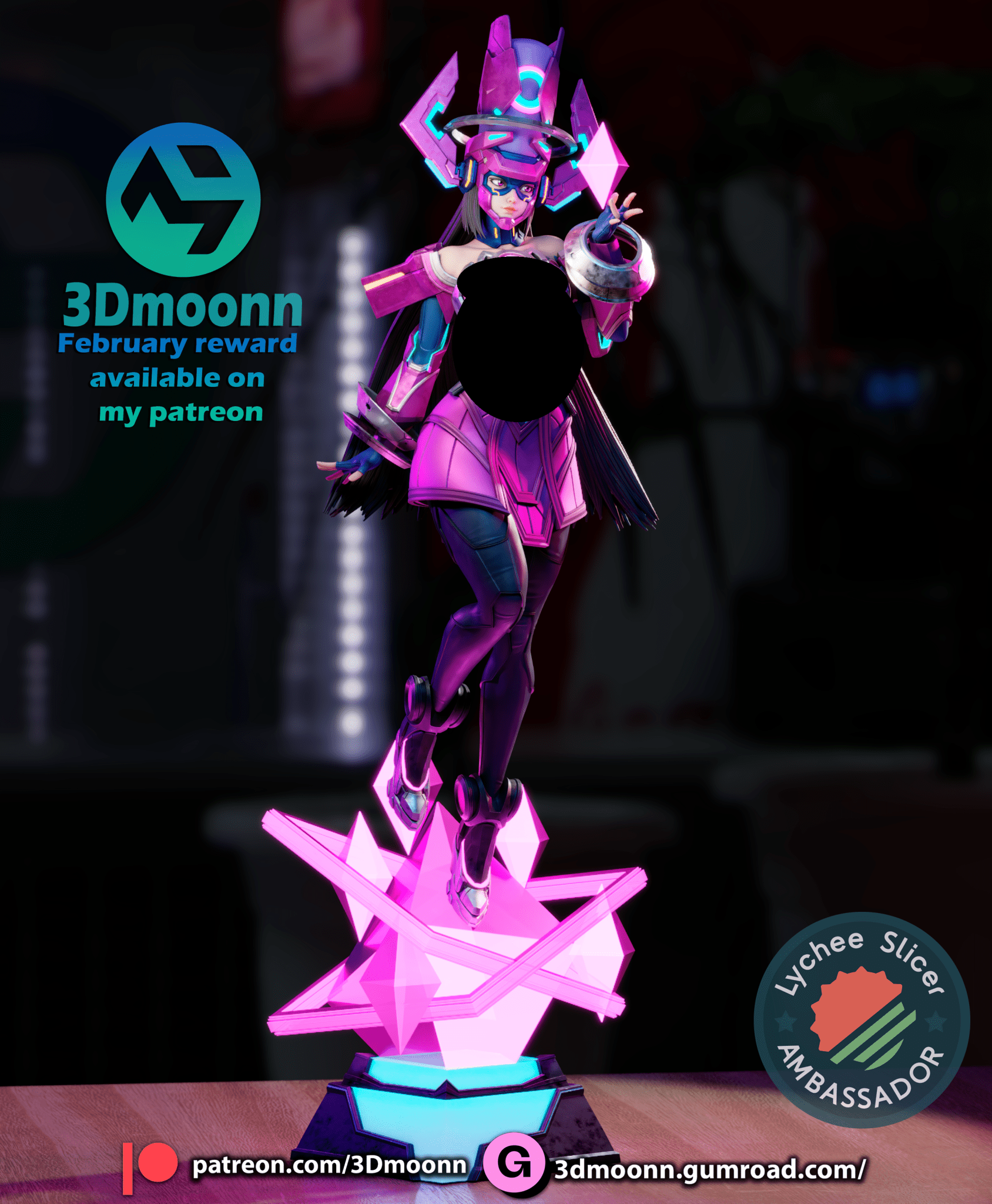 Galacta - 3DMoonn - Dark Forge Arts