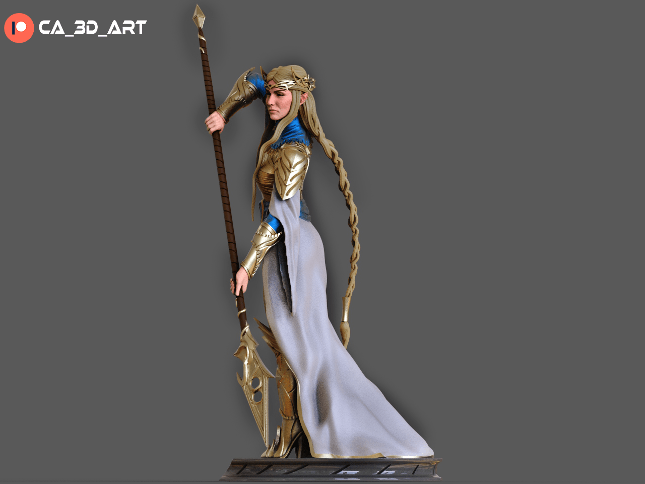 Galadriel v2 - CA 3D Studios - Dark Forge Arts