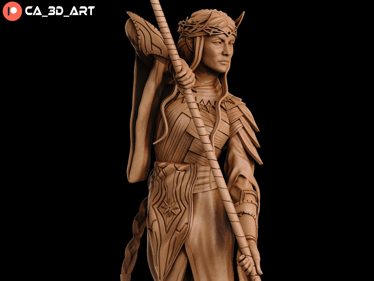 Galadriel v2 - CA 3D Studios - Dark Forge Arts