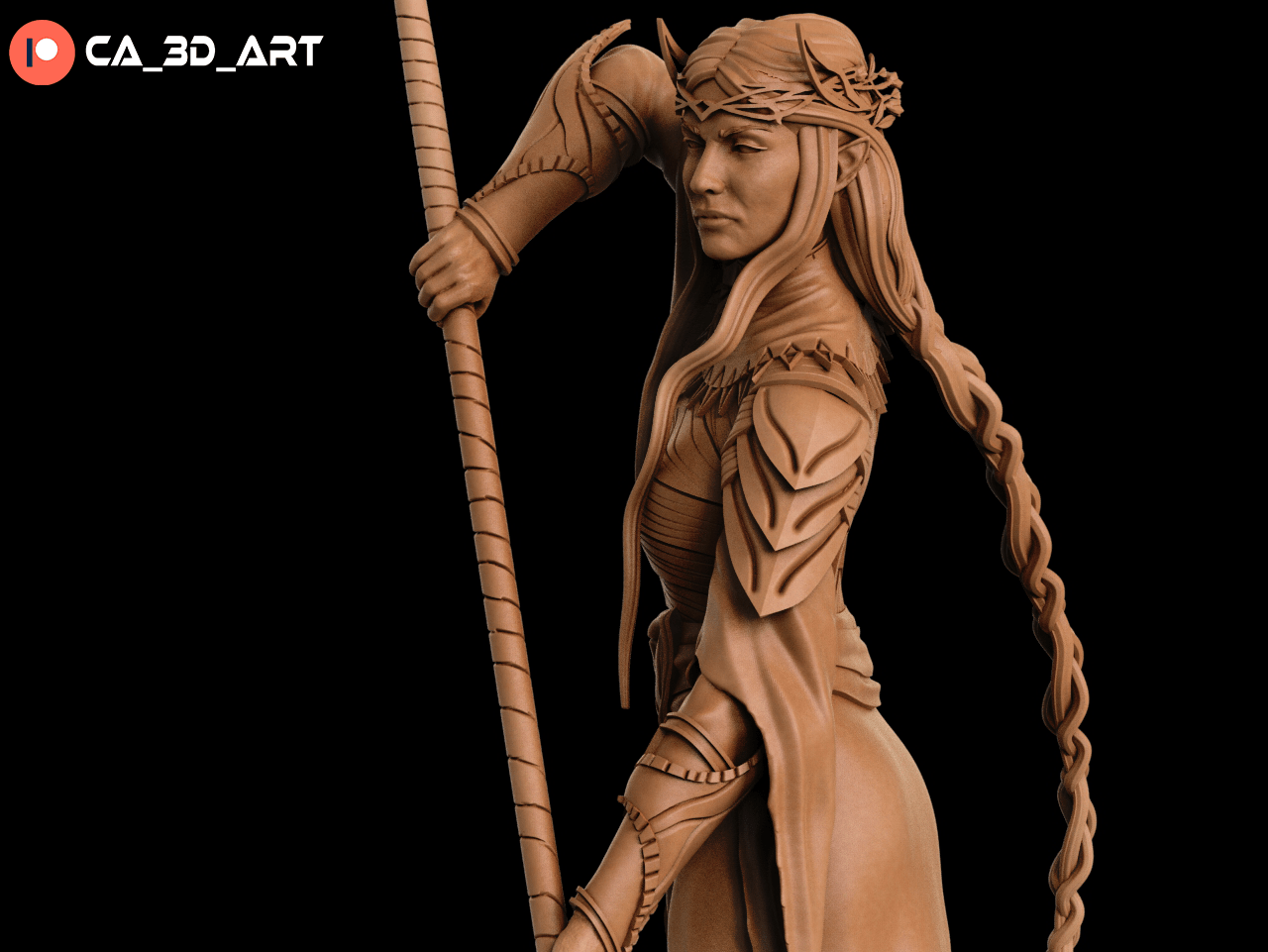Galadriel v2 - CA 3D Studios - Dark Forge Arts