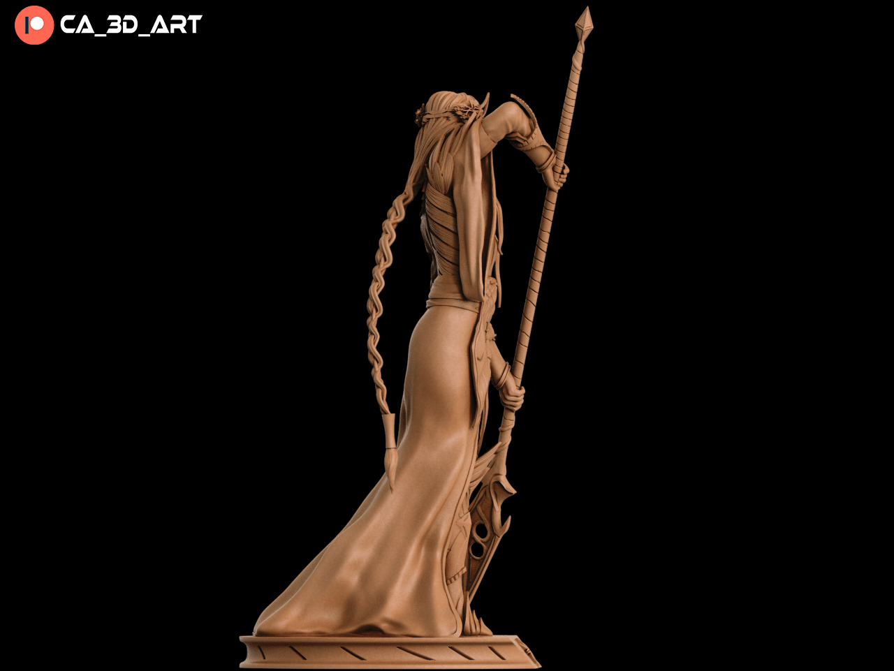 Galadriel v2 - CA 3D Studios - Dark Forge Arts