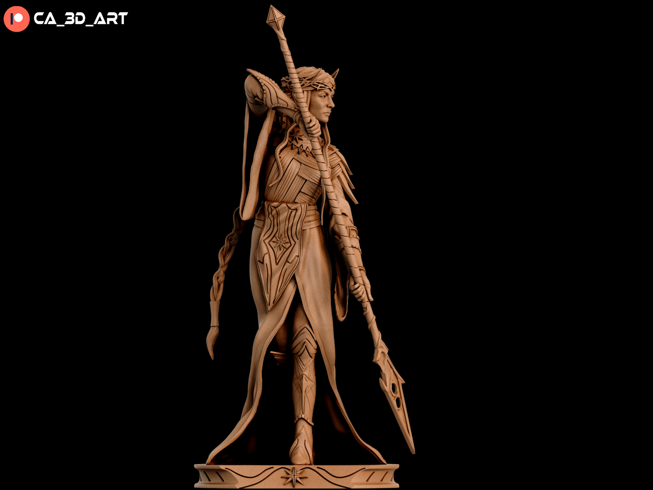 Galadriel v2 - CA 3D Studios - Dark Forge Arts