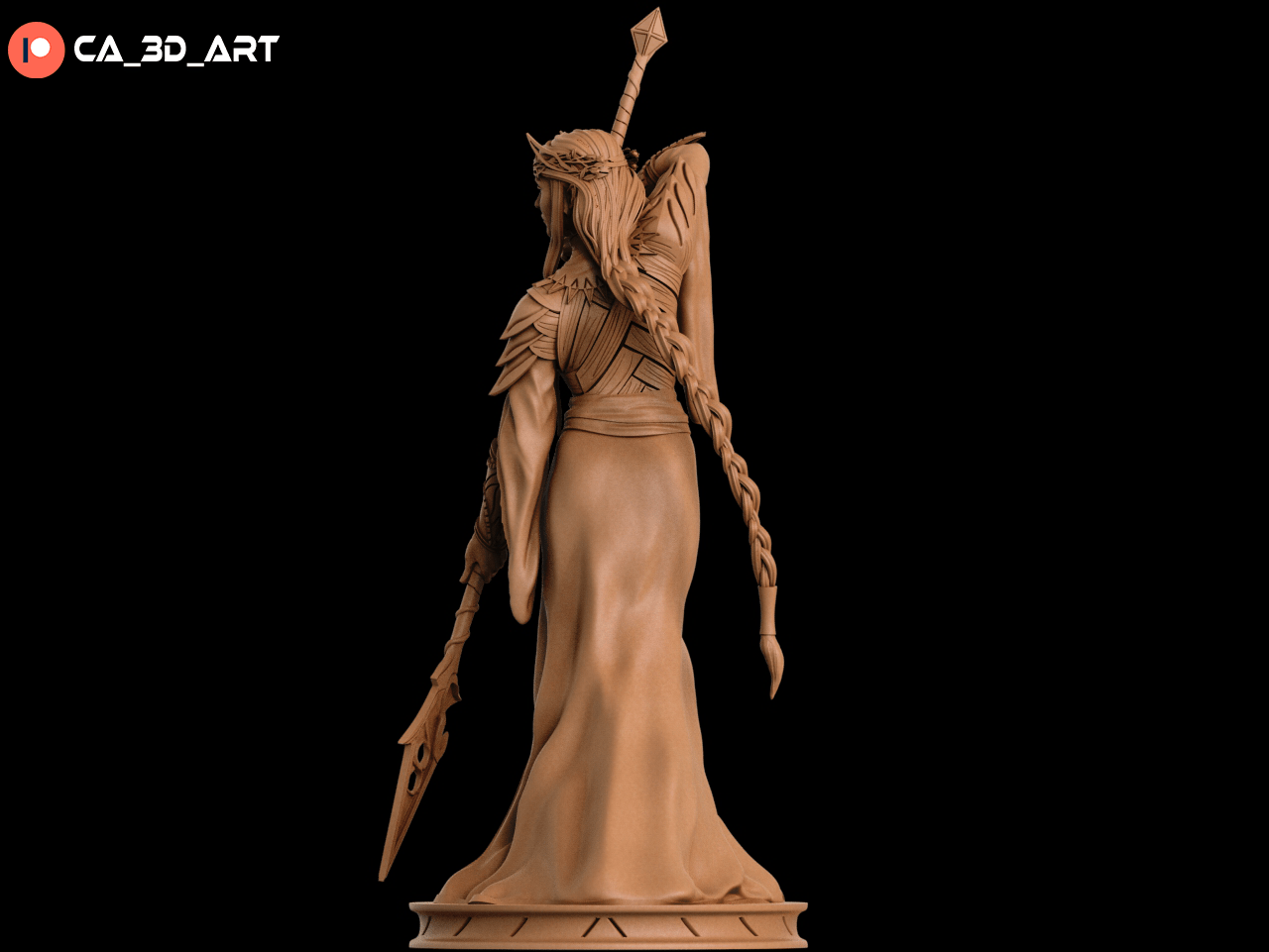 Galadriel v2 - CA 3D Studios - Dark Forge Arts