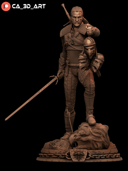 Geralt of Rivia - CA 3D Studios - Dark Forge Arts