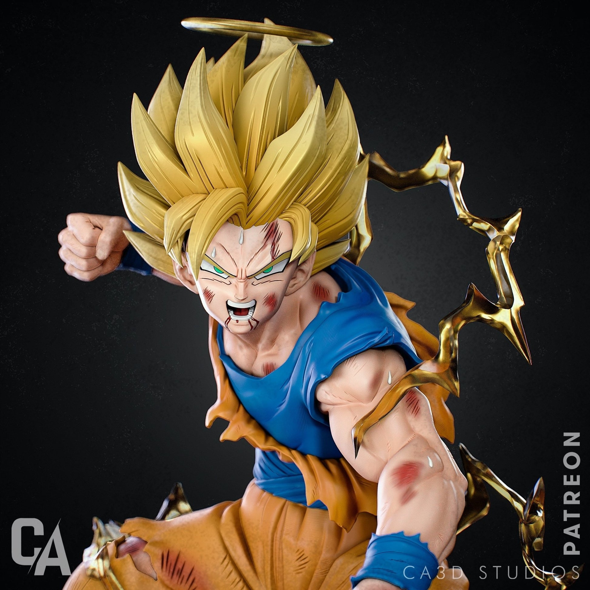 Goku - CA 3D Studios - Dark Forge Arts