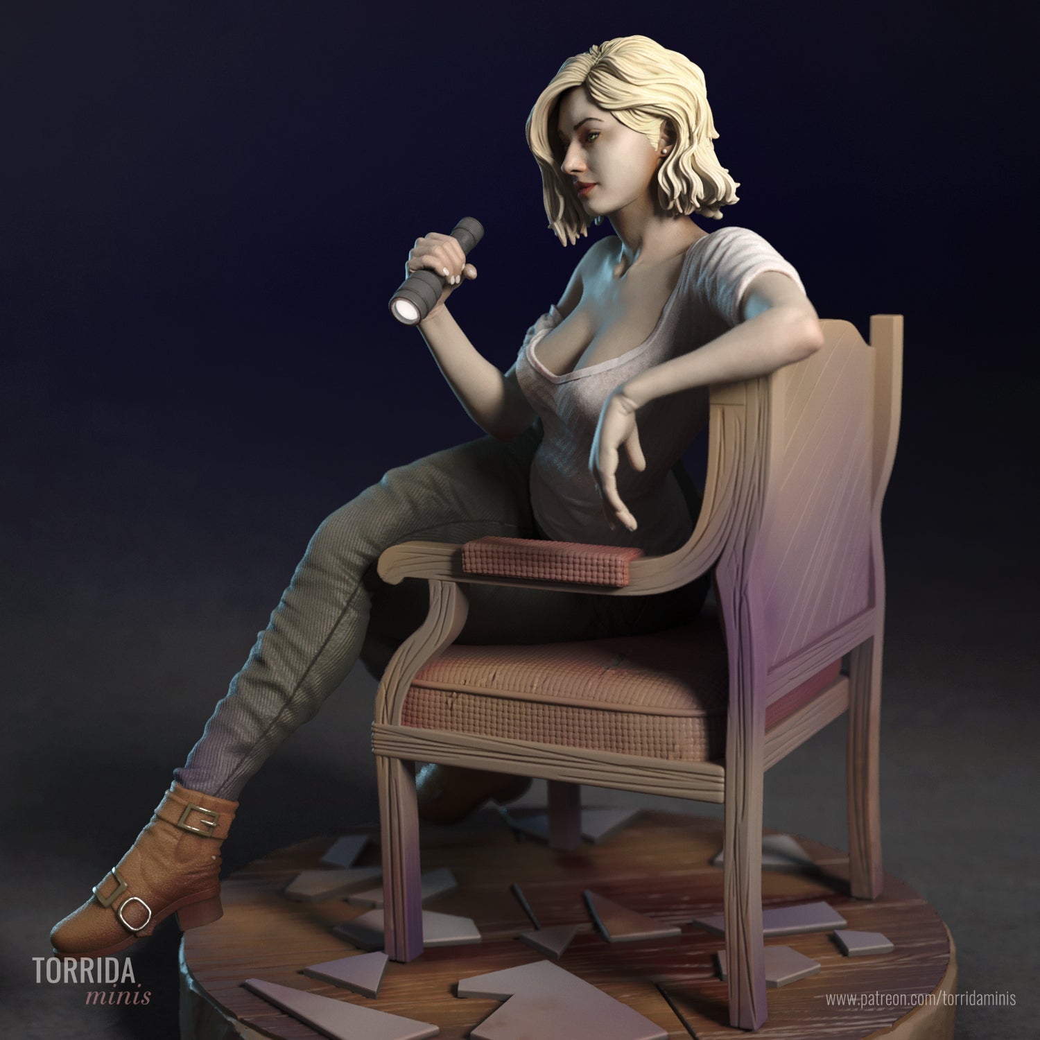 Grace Ashcroft - Torrida Minis - Dark Forge Arts